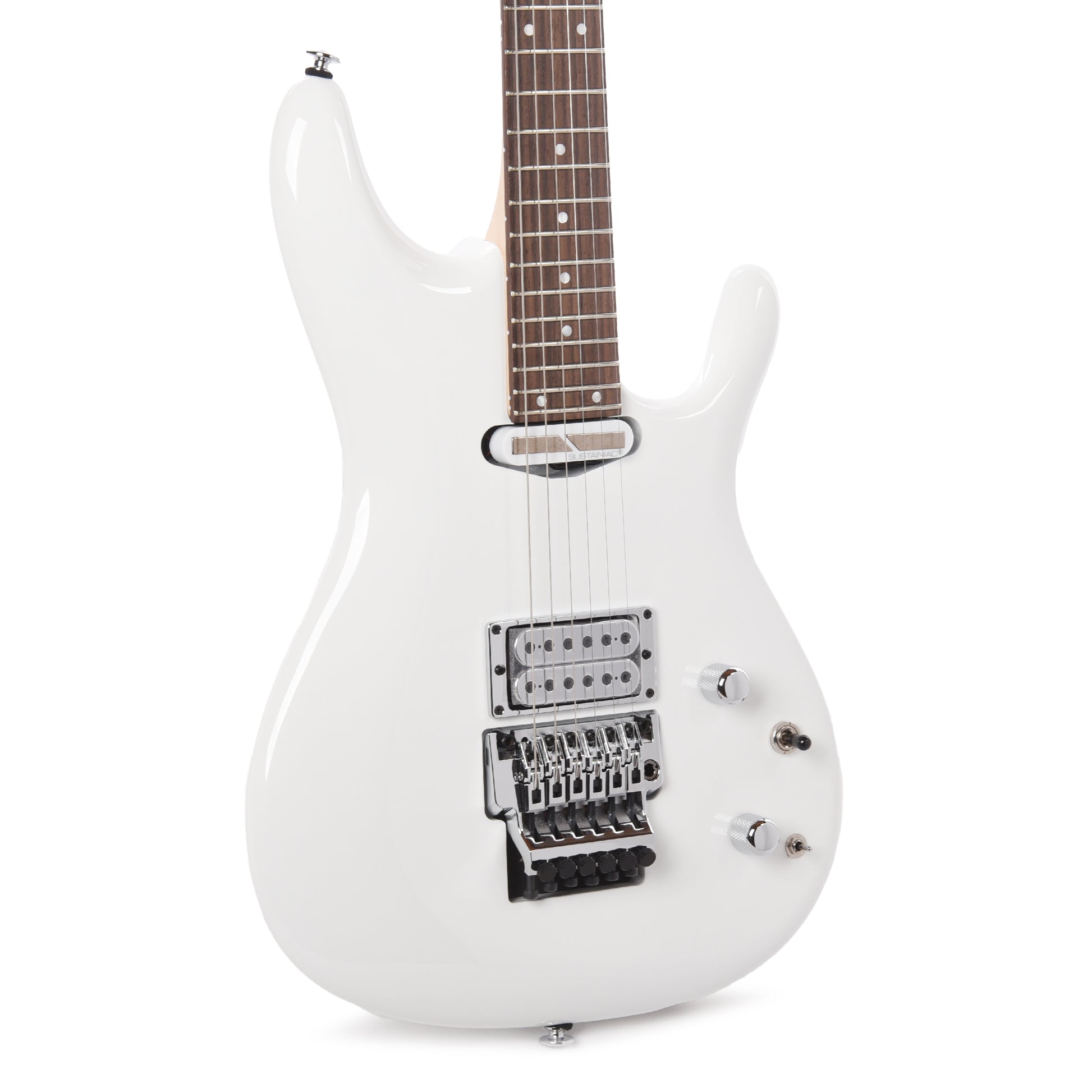Ibanez JS2480WH Joe Satriani Signature Electric Guitar White Electric Guitars / Solid Body