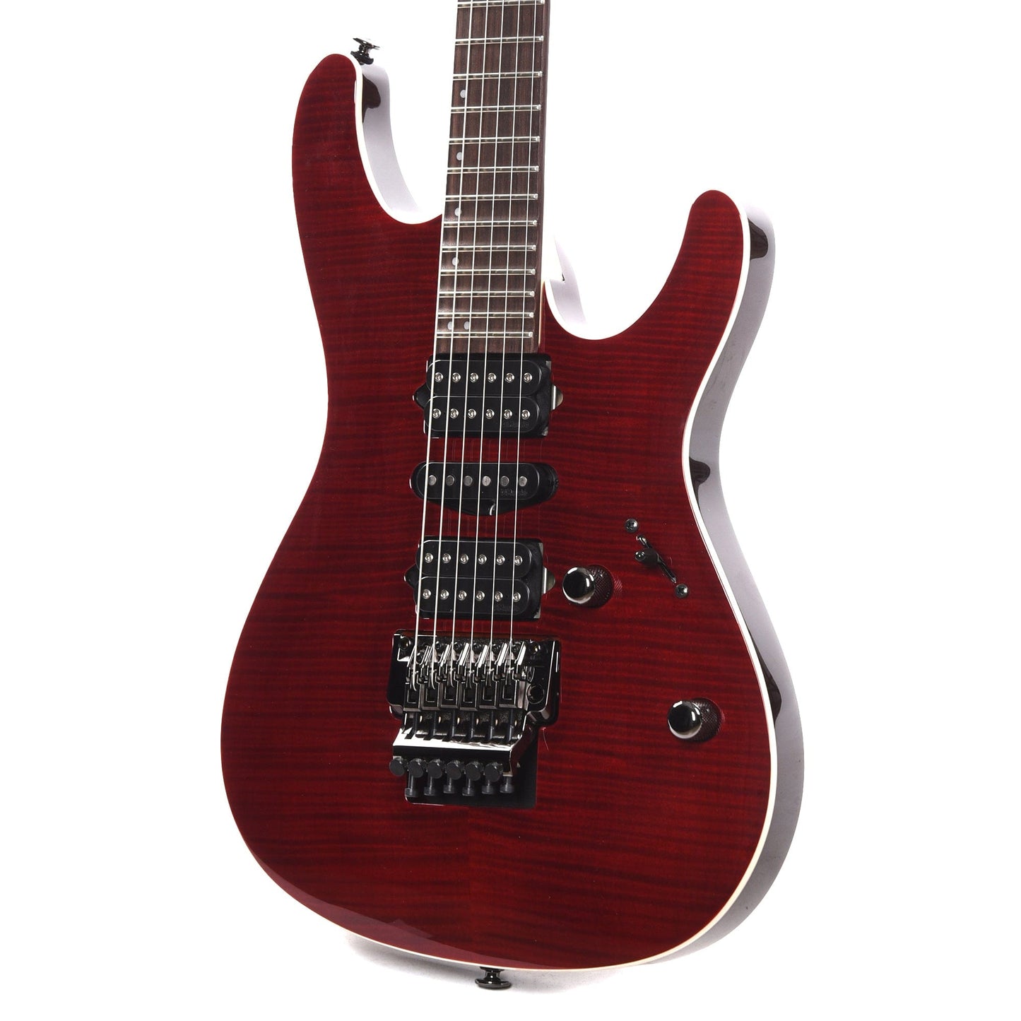 Ibanez KIKO100TRR Kiko Loureiro Signature Electric Guitar Transparent Ruby Red Electric Guitars / Solid Body