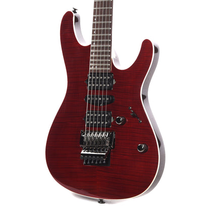 Ibanez KIKO100TRR Kiko Loureiro Signature Electric Guitar Transparent Ruby Red Electric Guitars / Solid Body