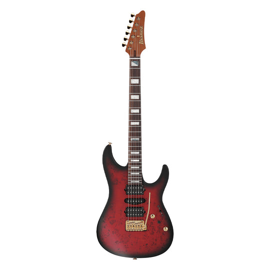Ibanez KIKO300RRT Kiko Loureiro Signature Electric Guitar Ruby Red Sunburst Flat Electric Guitars / Solid Body