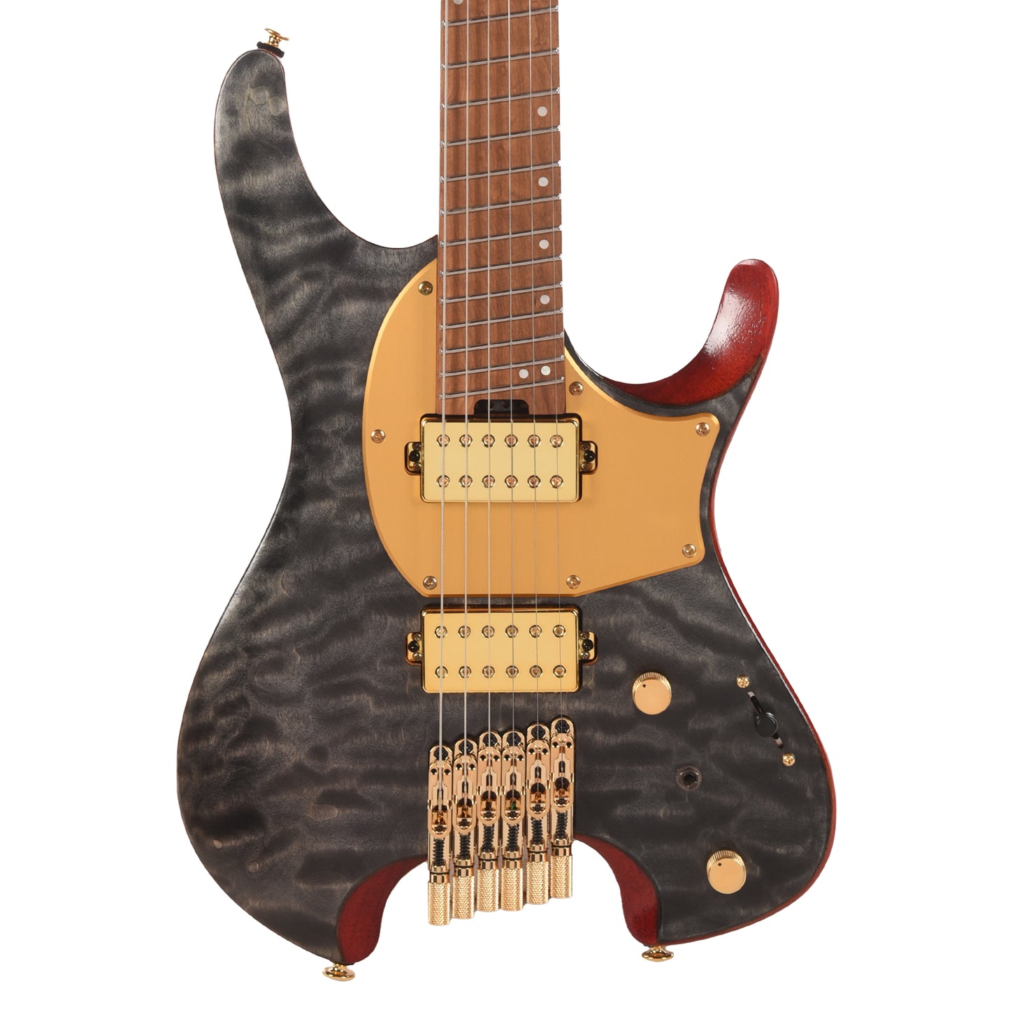 Ibanez MGFM10OBL Manuel Gardner Fernandes Signature Obsidian Black Low Gloss Electric Guitars / Solid Body