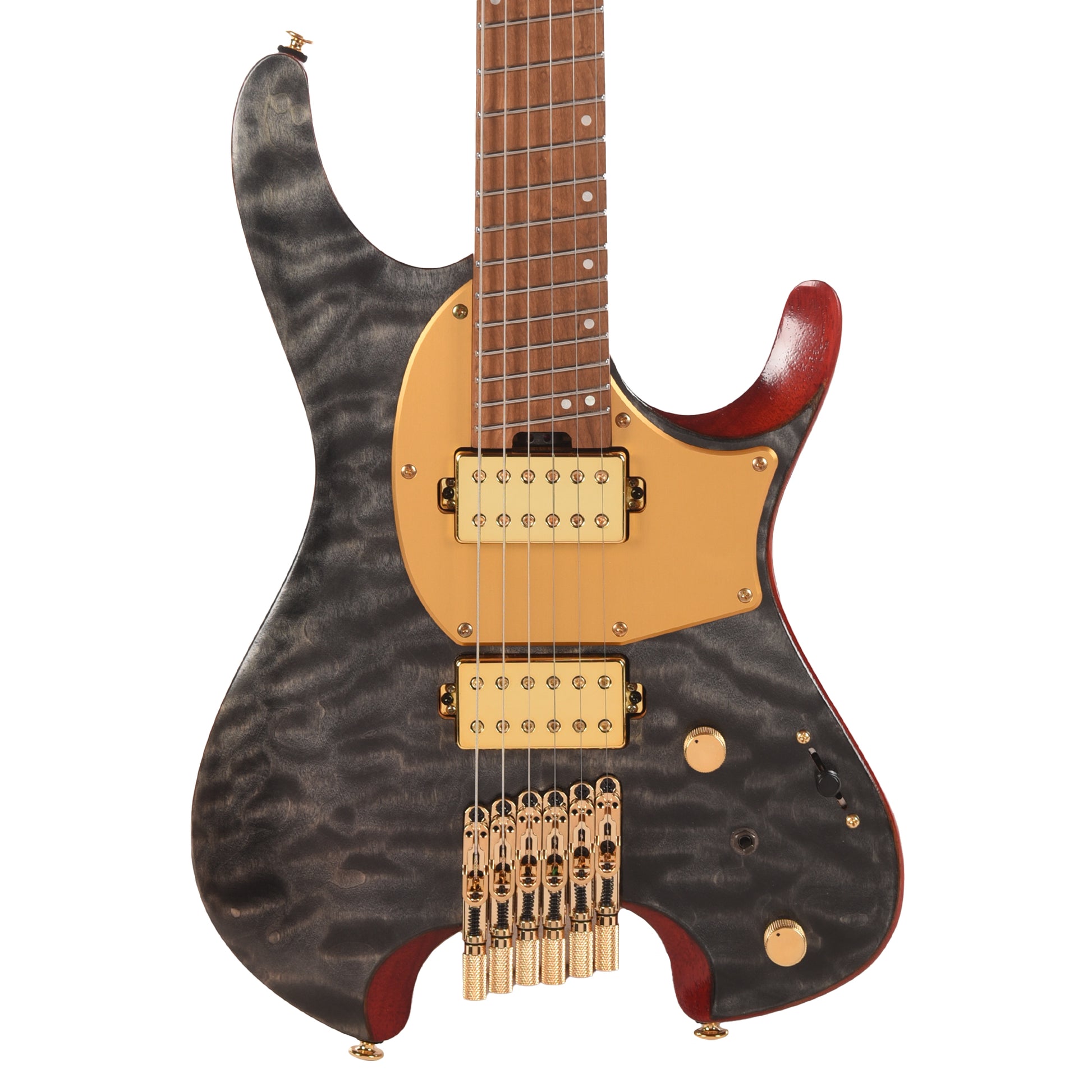 Ibanez MGFM10OBL Manuel Gardner Fernandes Signature Obsidian Black Low Gloss Electric Guitars / Solid Body