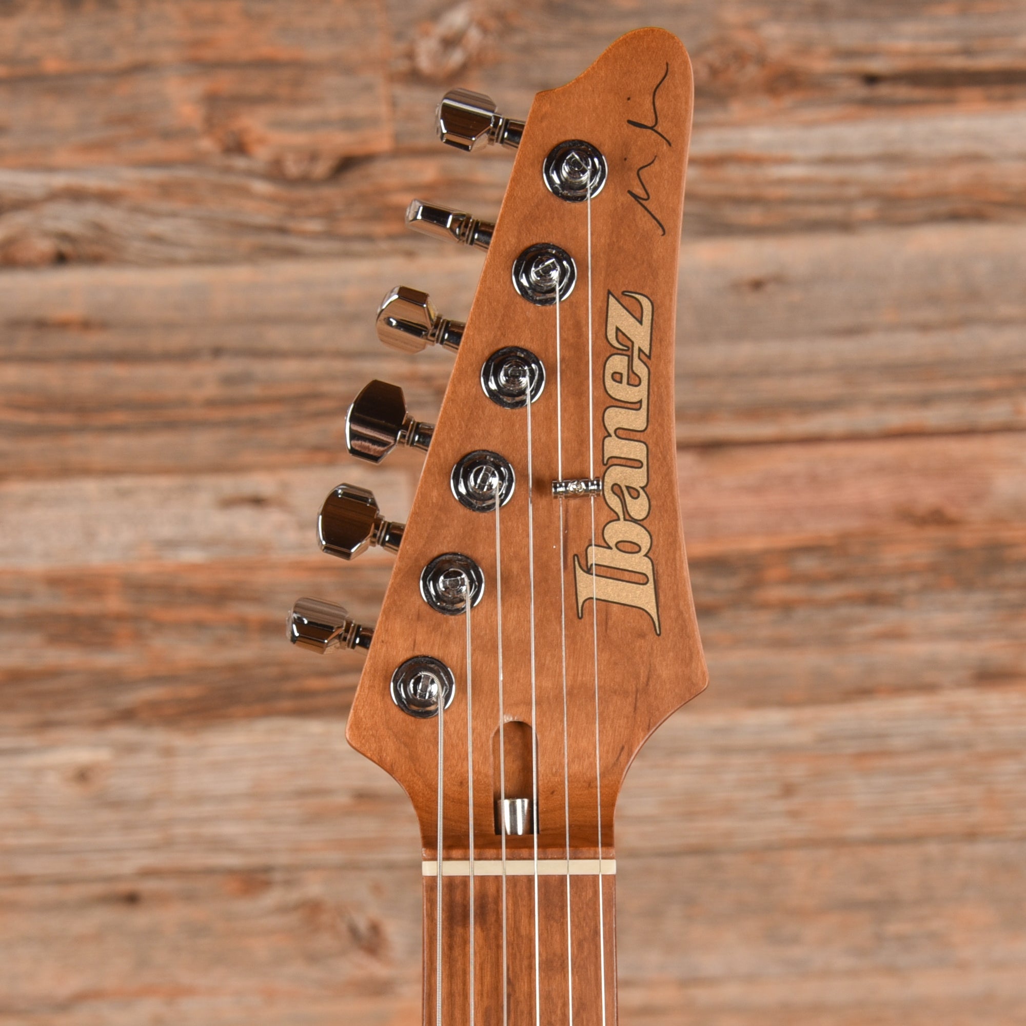 Ibanez MM1 Martin Miller Signature Transparent Aqua Blue 2020 Electric Guitars / Solid Body