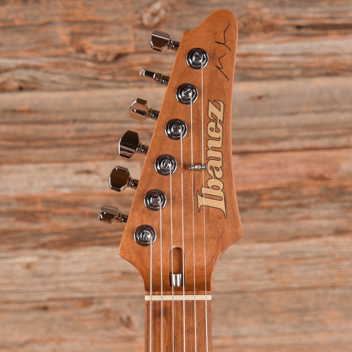 Ibanez MM1 Martin Miller Signature Transparent Aqua Blue 2020 Electric Guitars / Solid Body