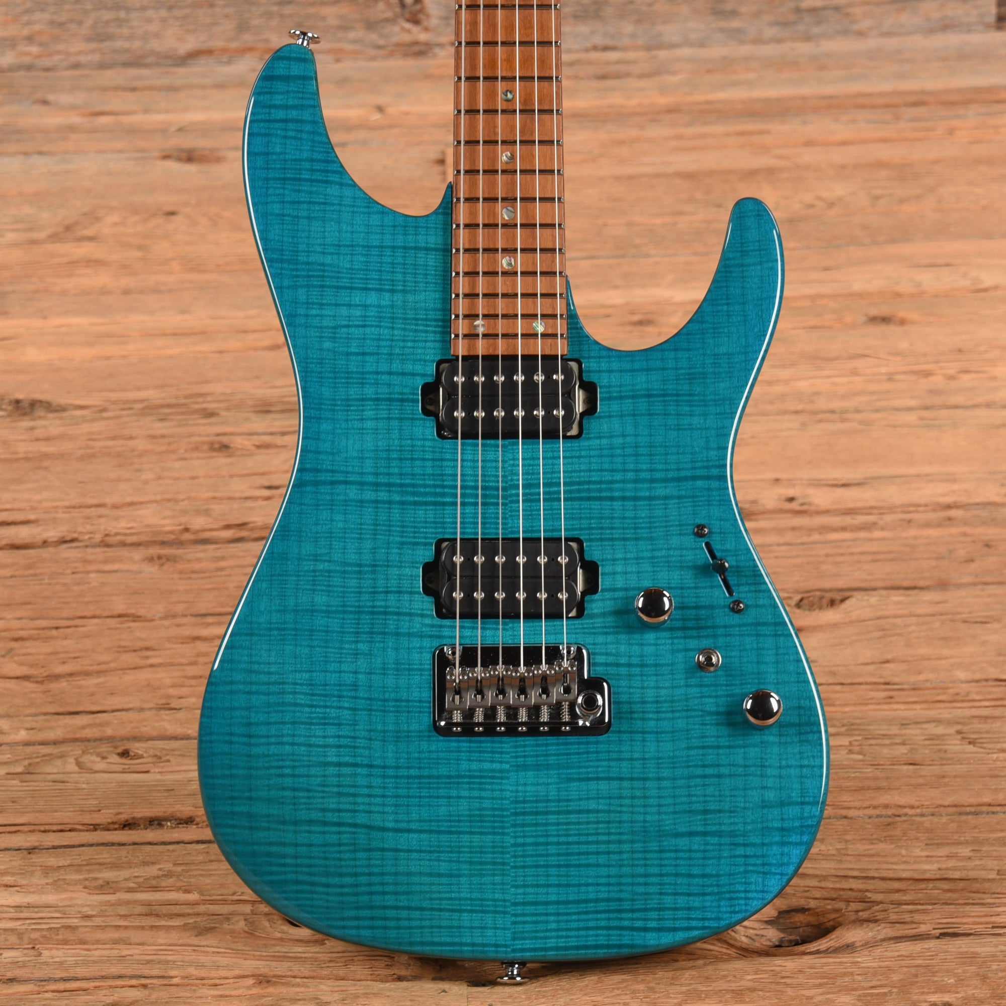 Ibanez MM1 Martin Miller Signature Transparent Aqua Blue 2020 Electric Guitars / Solid Body