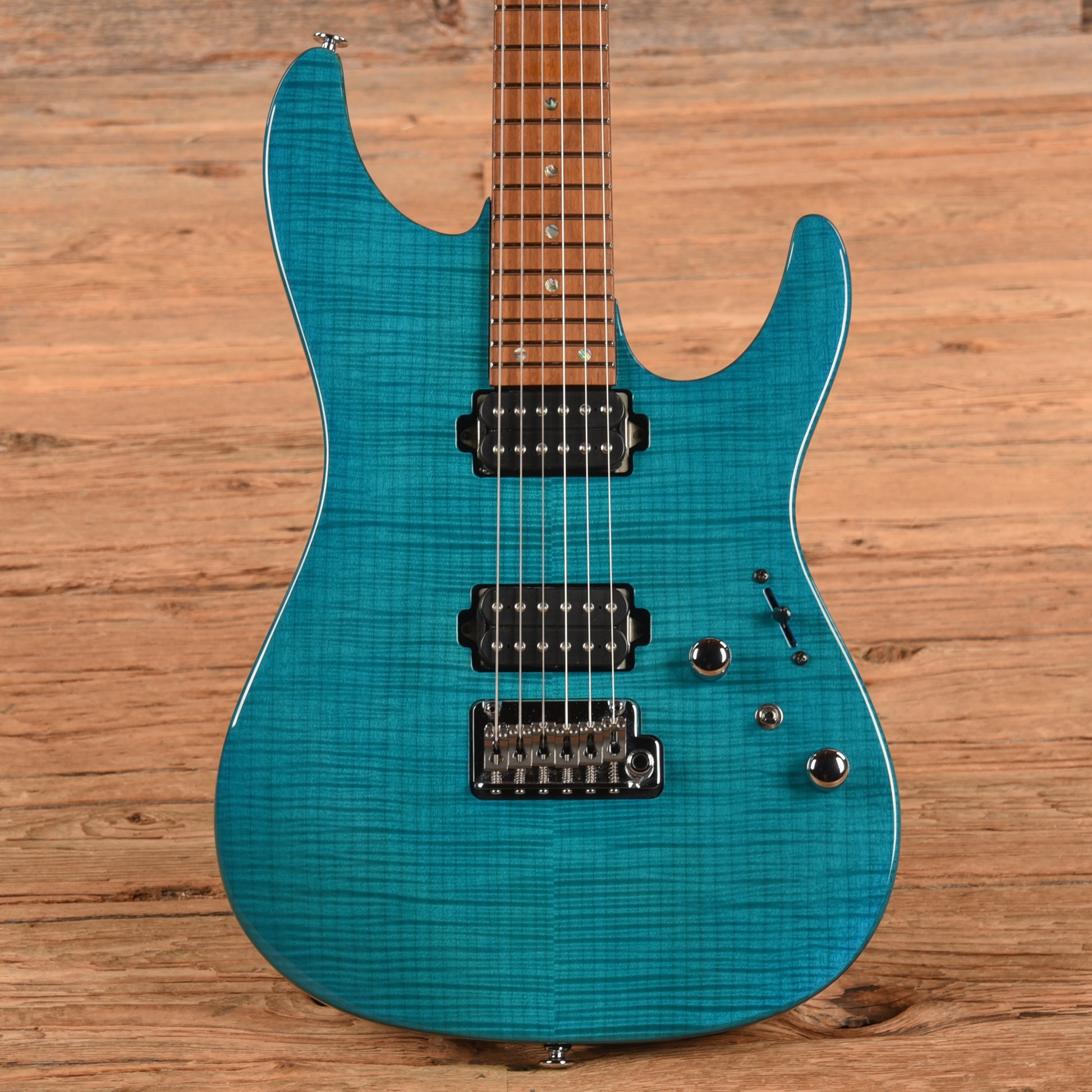 Ibanez MM1 Martin Miller Signature Transparent Aqua Blue 2020 Electric Guitars / Solid Body