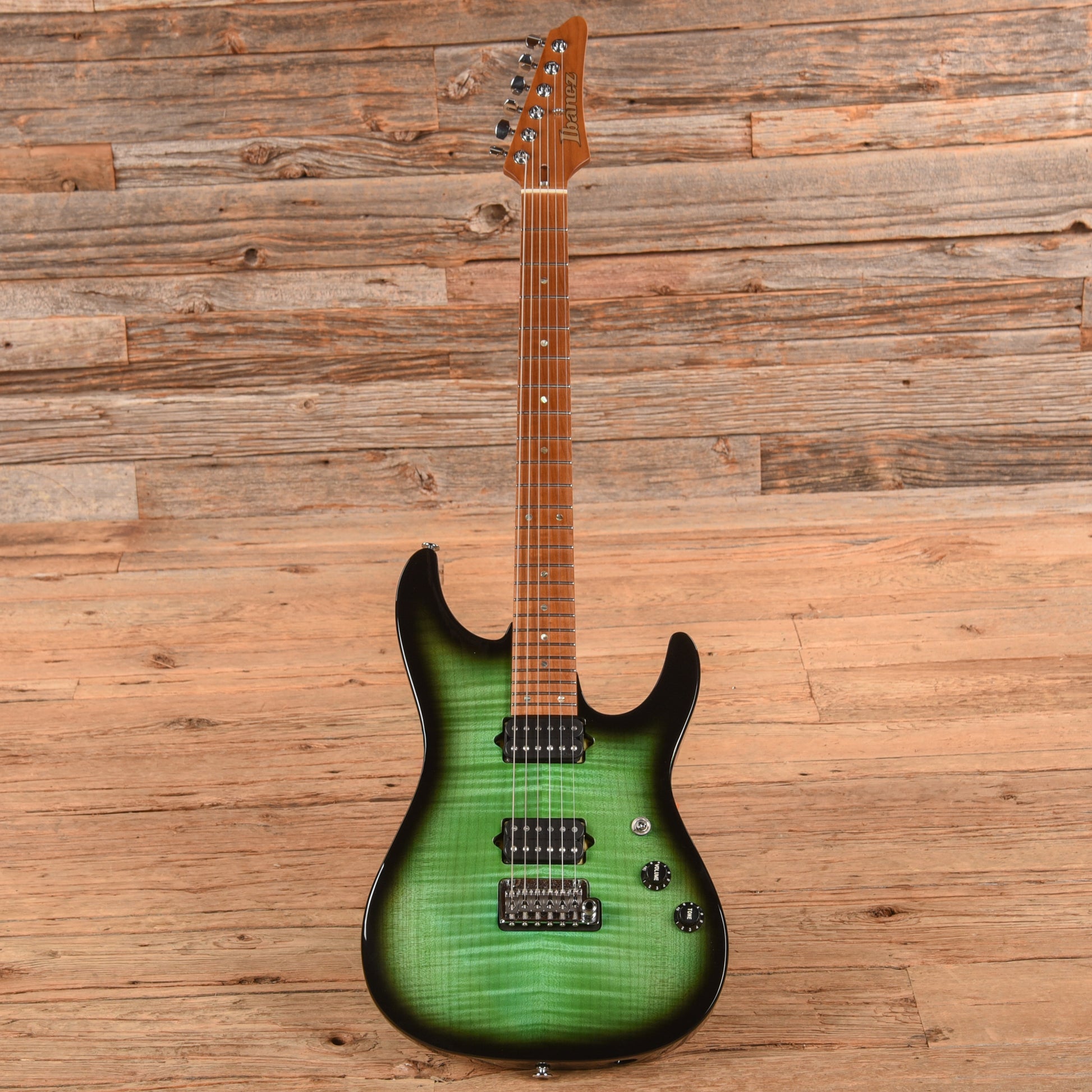Ibanez MSM100 Marco Sfogli Signature Green Burst 2019 Electric Guitars / Solid Body