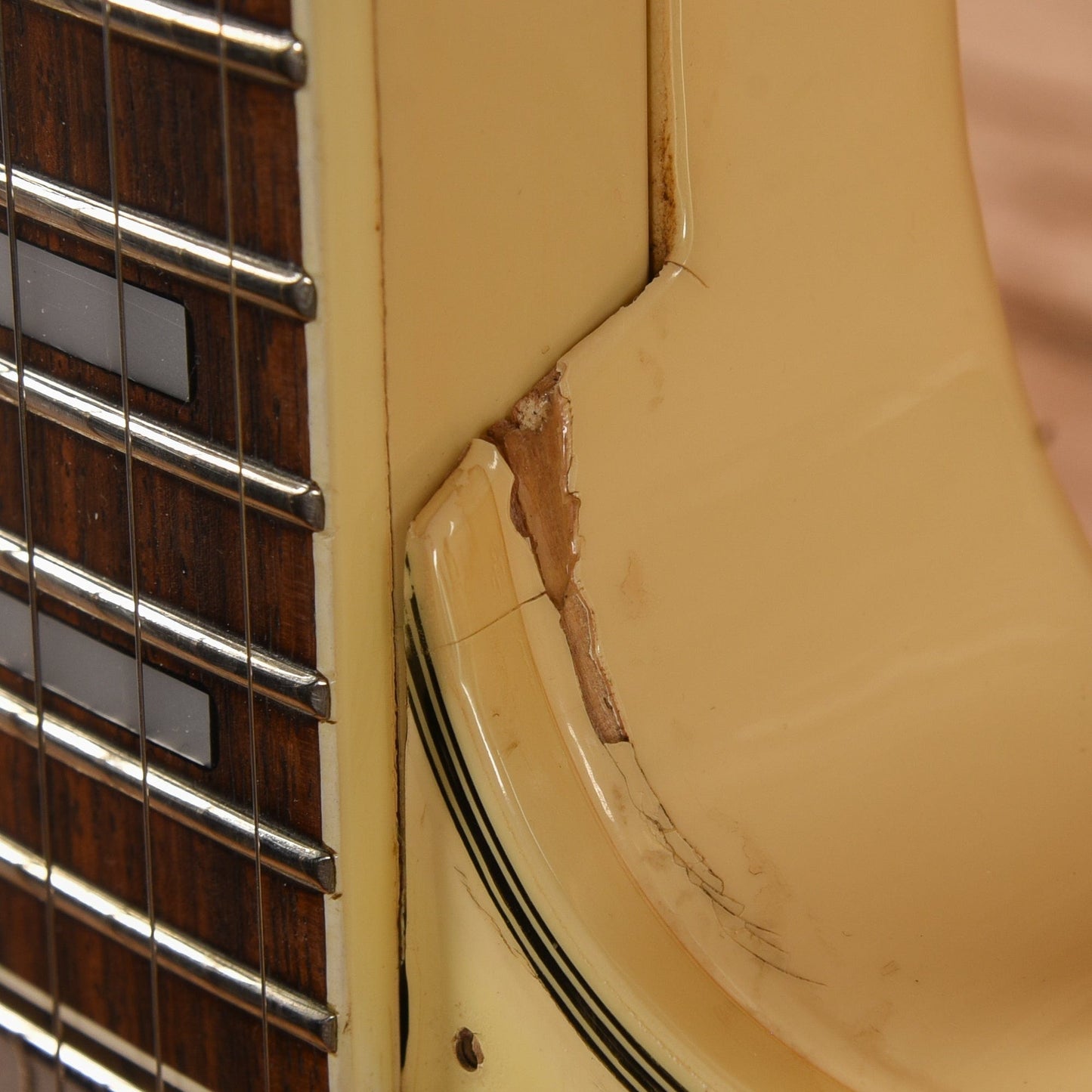 Ibanez PF200 White 1970s Electric Guitars / Solid Body