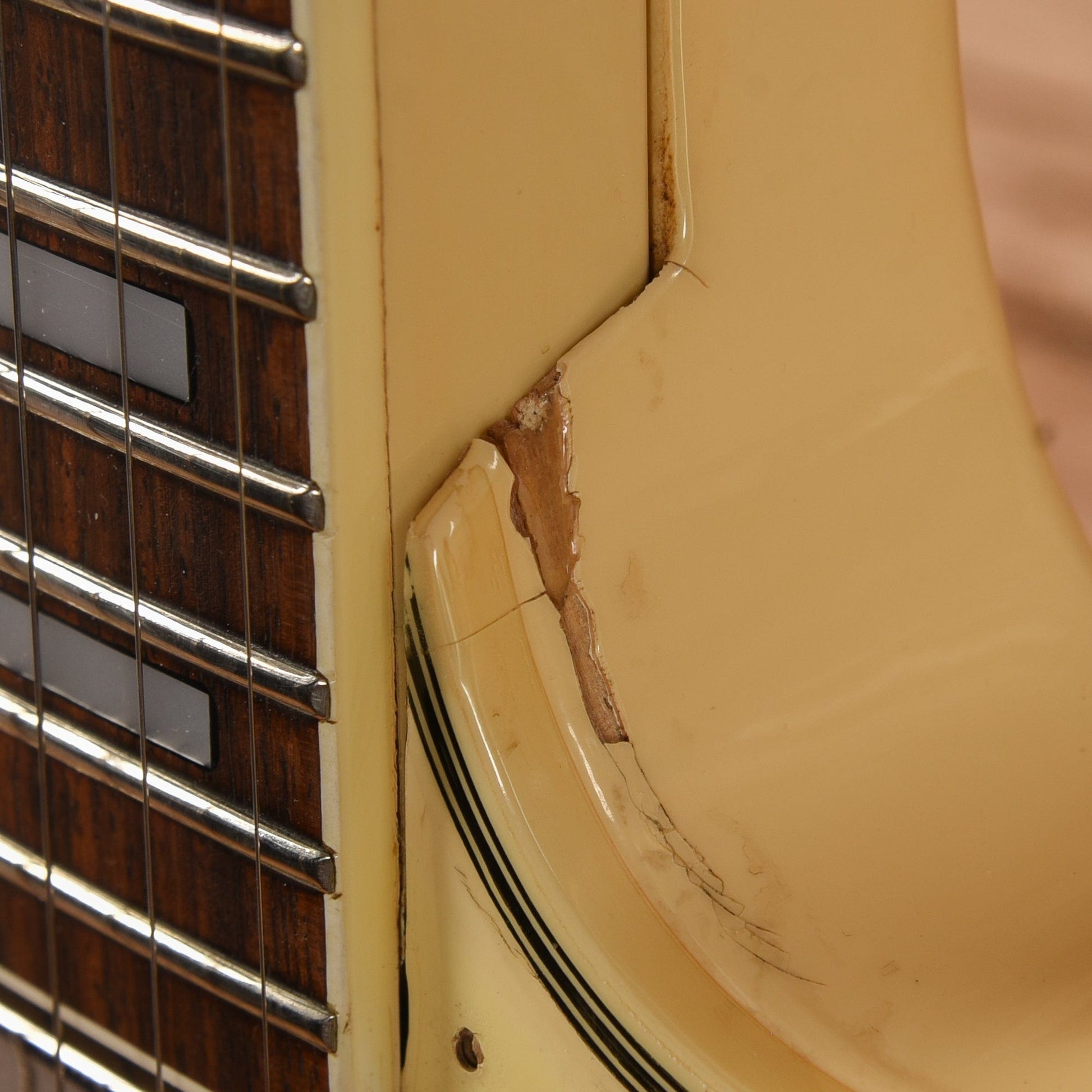 Ibanez PF200 White 1970s Electric Guitars / Solid Body