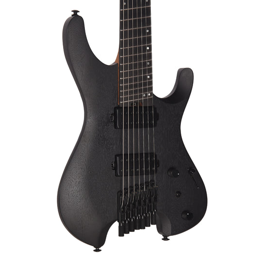 Ibanez QX527BWK Q Standard 7-String Electric Guitar Weathered Black Electric Guitars / Solid Body