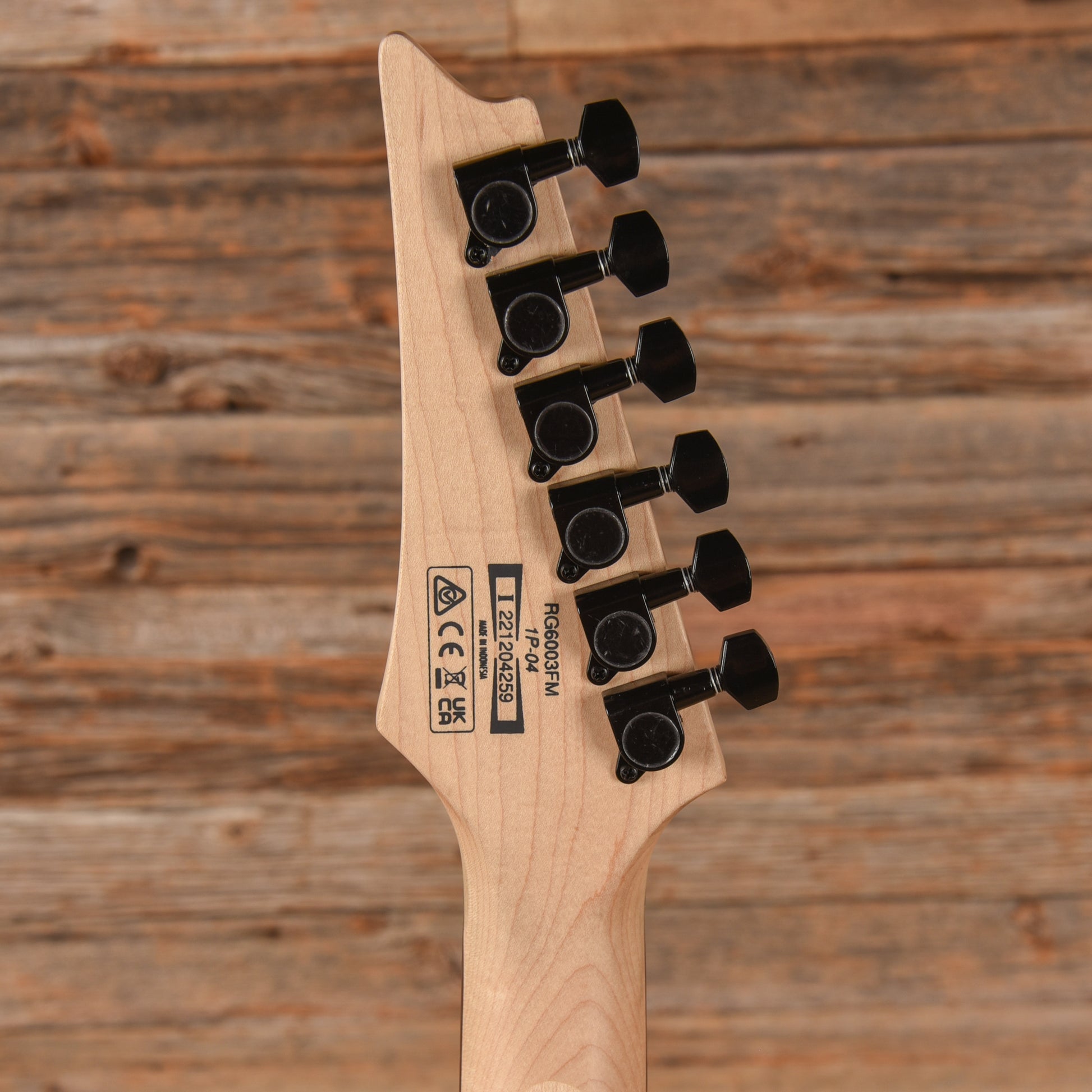 Ibanez RG6003FM Sapphire Blue Flat Electric Guitars / Solid Body