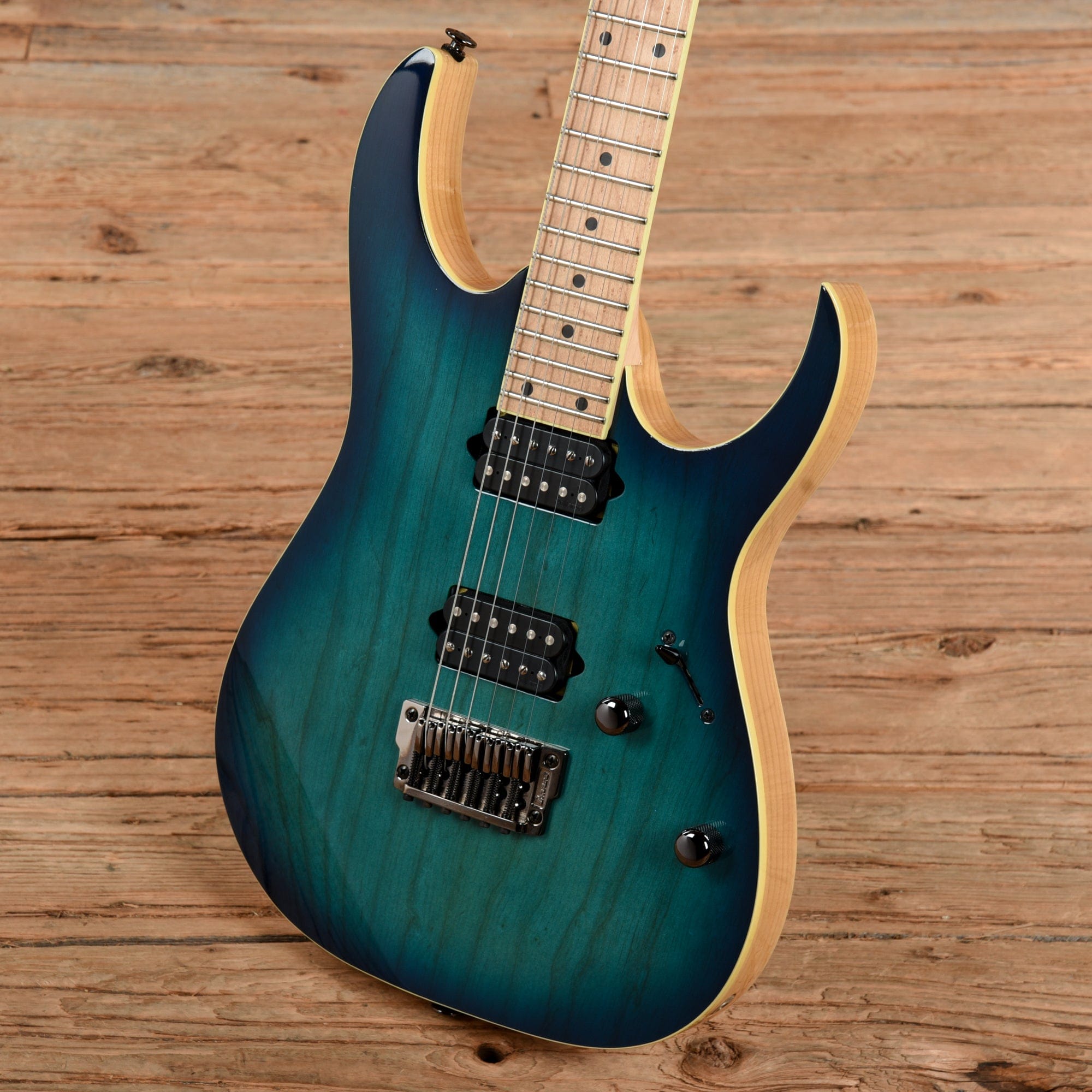 Ibanez RG652AHMFX-NGB Nebula Green Burst 2016 Electric Guitars / Solid Body