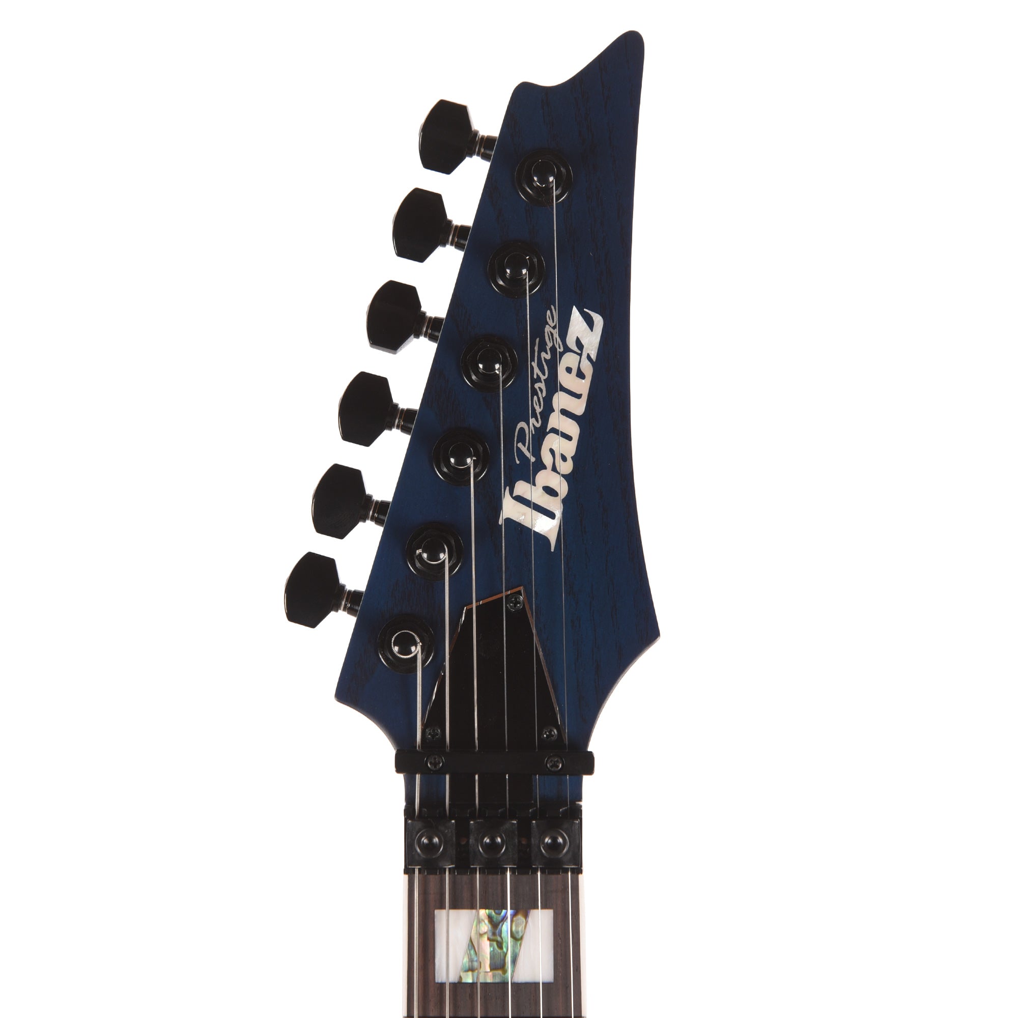 Ibanez RG653DXTDF RG Prestige Electric Guitar Transparent Deep Blue Flat w/ Hardshell Case Electric Guitars / Solid Body