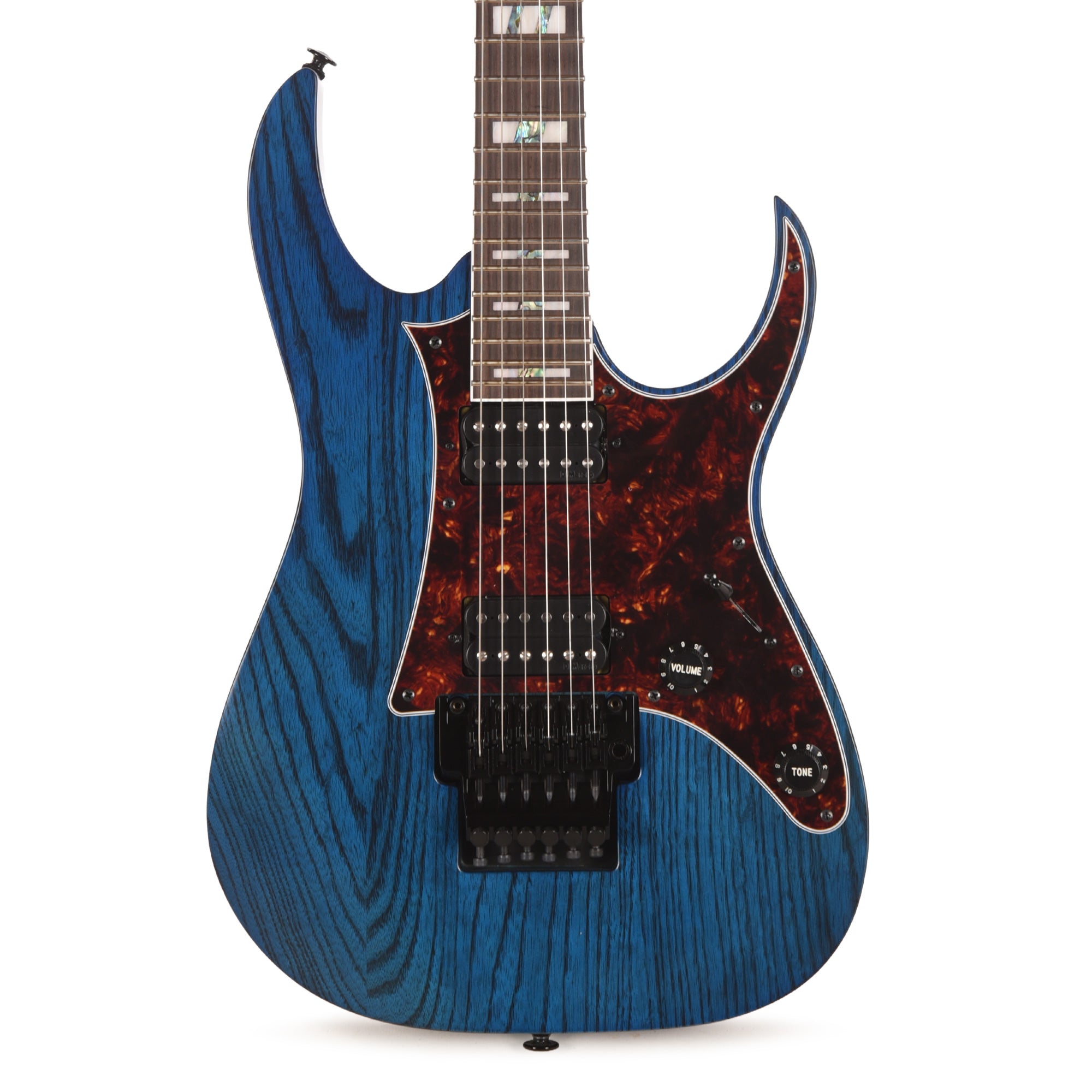 Ibanez RG653DXTDF RG Prestige Electric Guitar Transparent Deep Blue Flat w/ Hardshell Case Electric Guitars / Solid Body