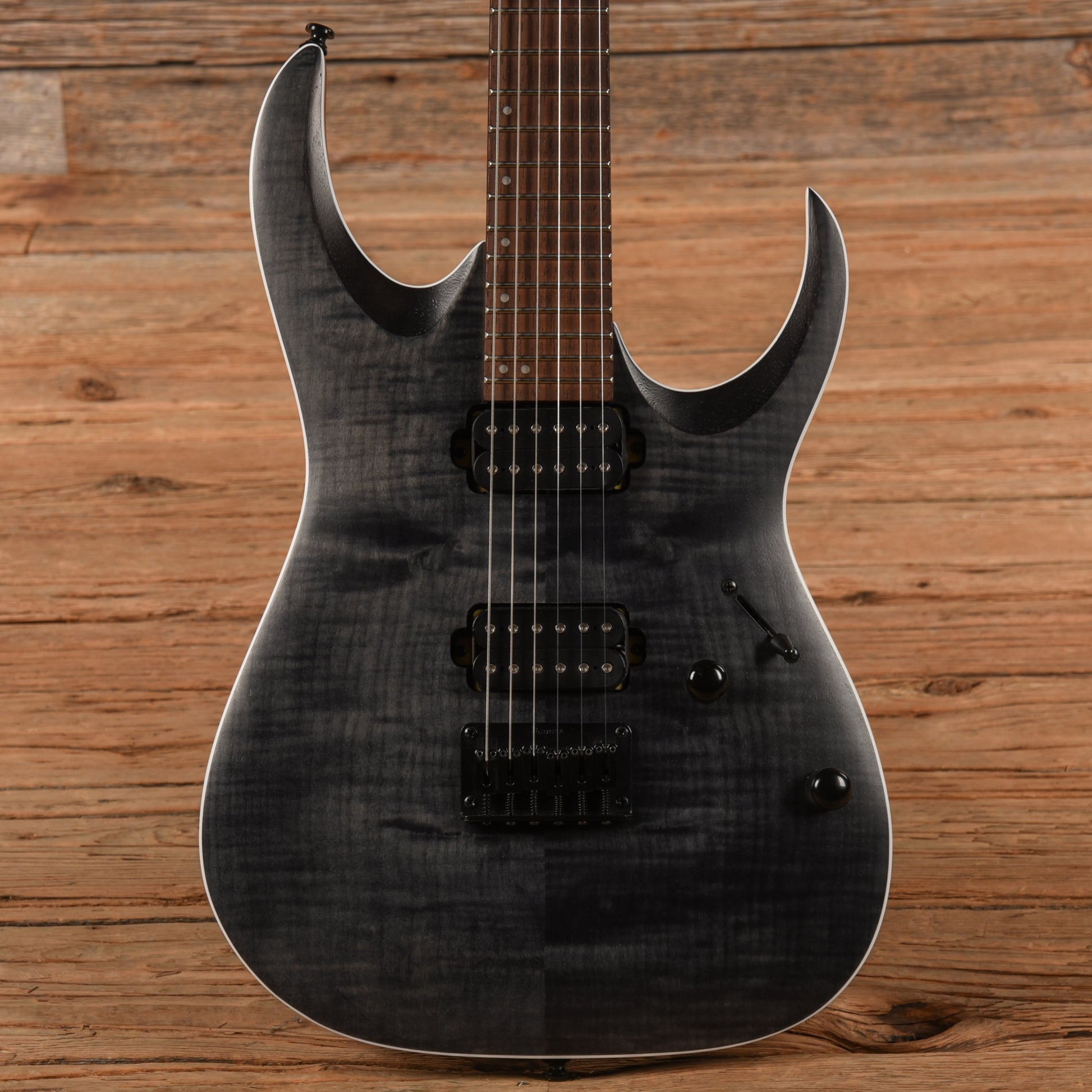 Ibanez RGA42FM Transparent Gray Flat 2022 Electric Guitars / Solid Body