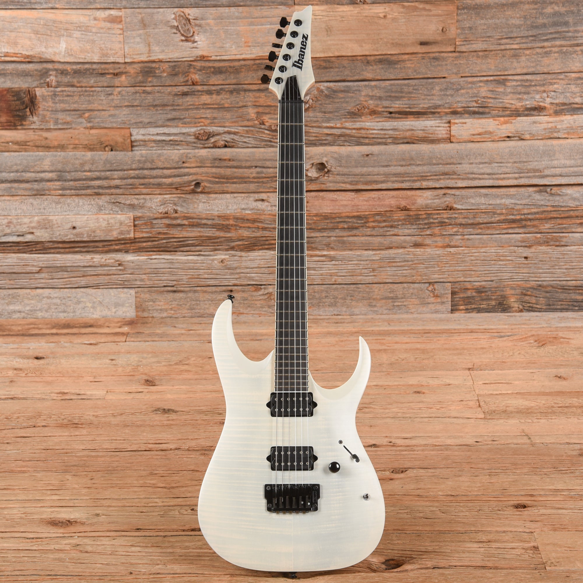 Ibanez RGAIX6FM-WFF Iron Label White Frost Flat 2019 Electric Guitars / Solid Body