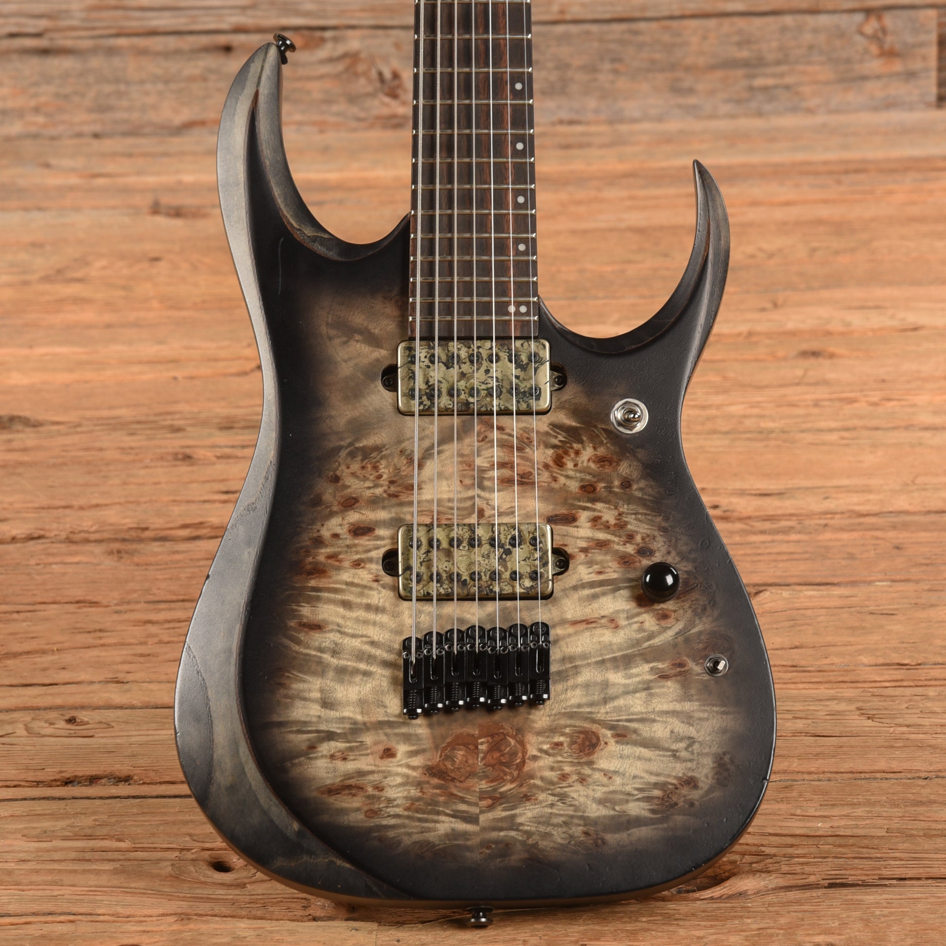 Ibanez RGD71ALPA Axion Label Charcoal Burst Black Stained Flat 2021 Electric Guitars / Solid Body