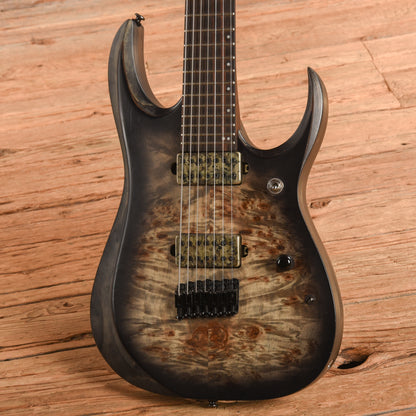 Ibanez RGD71ALPA Axion Label Charcoal Burst Black Stained Flat 2021 Electric Guitars / Solid Body