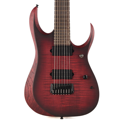 Ibanez RGD721FAWUF RGD 7-String Electric Guitar Stained Wine Red Bust Flat Electric Guitars / Solid Body