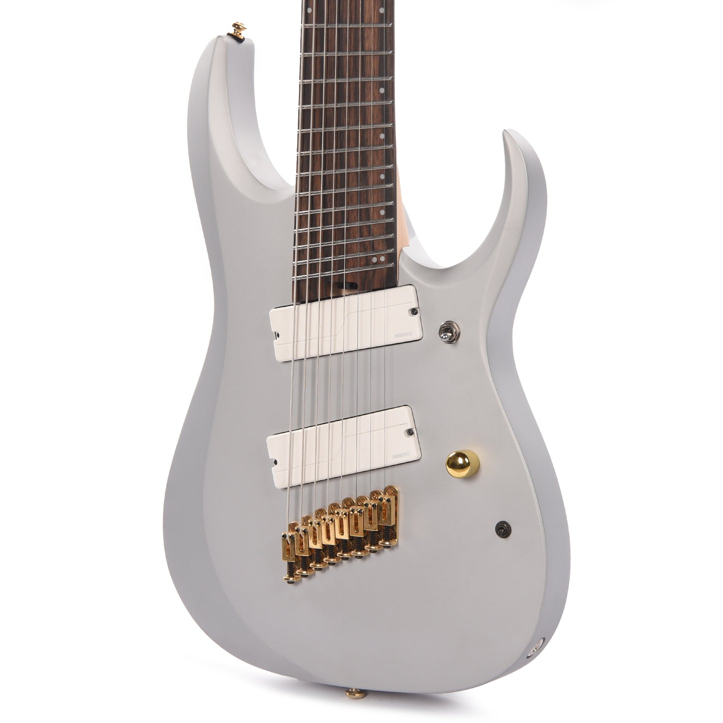 Ibanez RGDMS8CSM Axe Design Lab Multi-Scale 8-String Electric Guitar Classic Silver Matte Electric Guitars / Solid Body