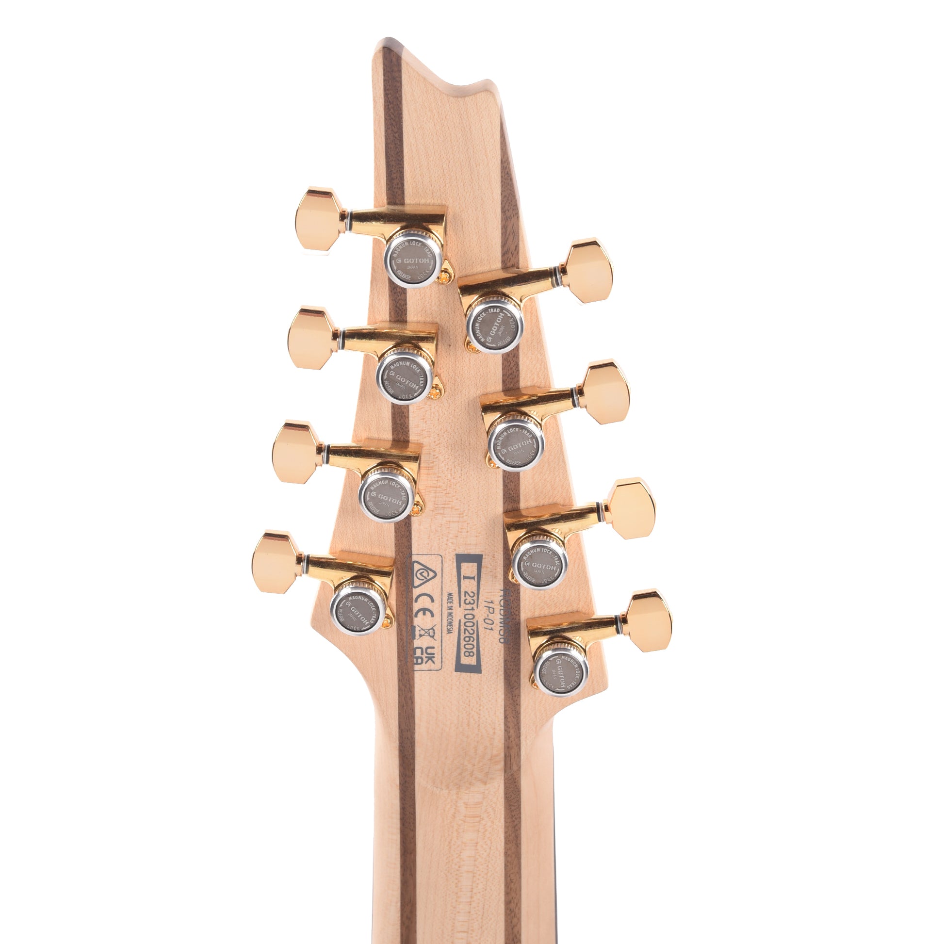 Ibanez RGDMS8CSM Axe Design Lab Multi-Scale 8-String Electric Guitar Classic Silver Matte Electric Guitars / Solid Body