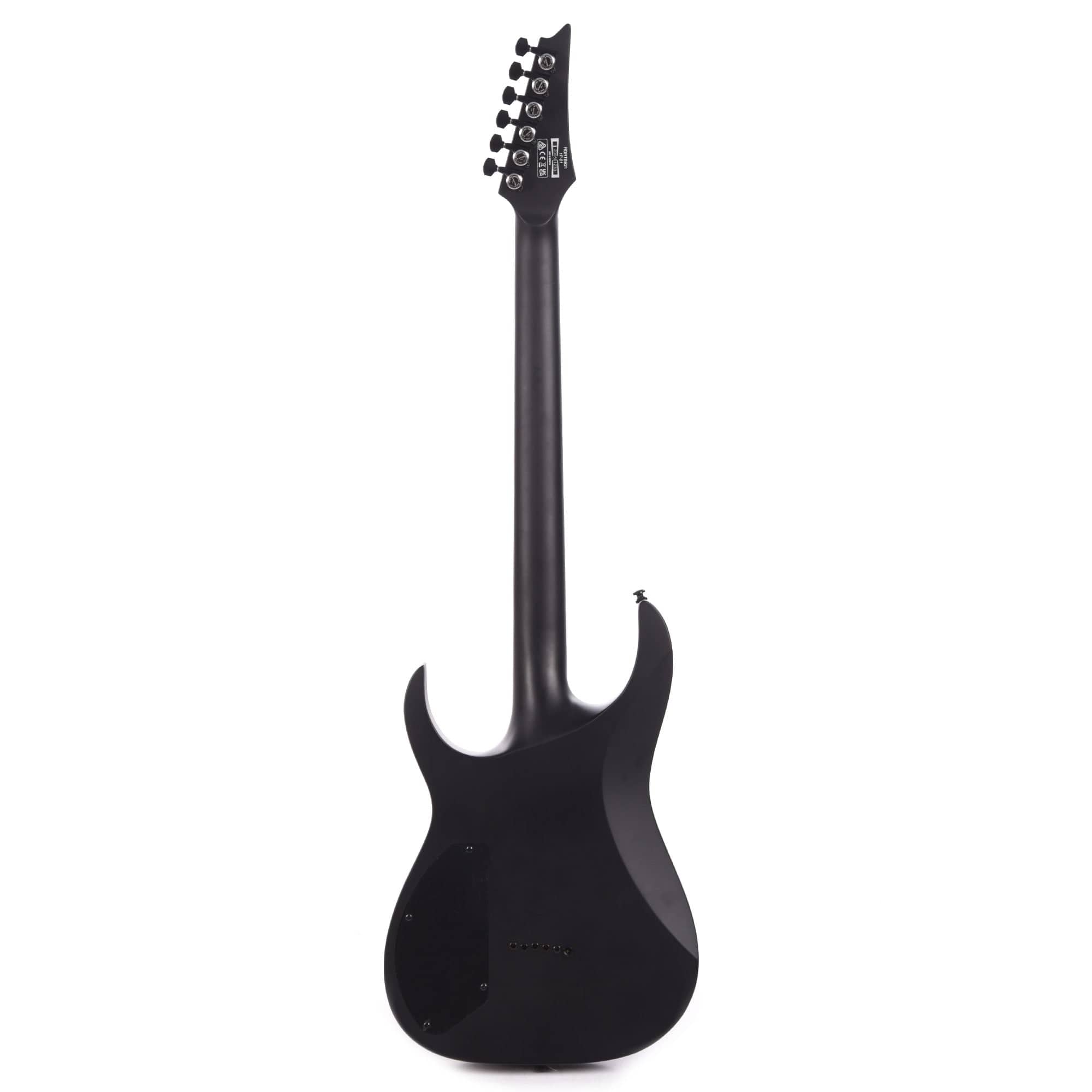 Ibanez RGRTBB21BKF RG Iron Label Baritone Black Flat – Chicago Music ...