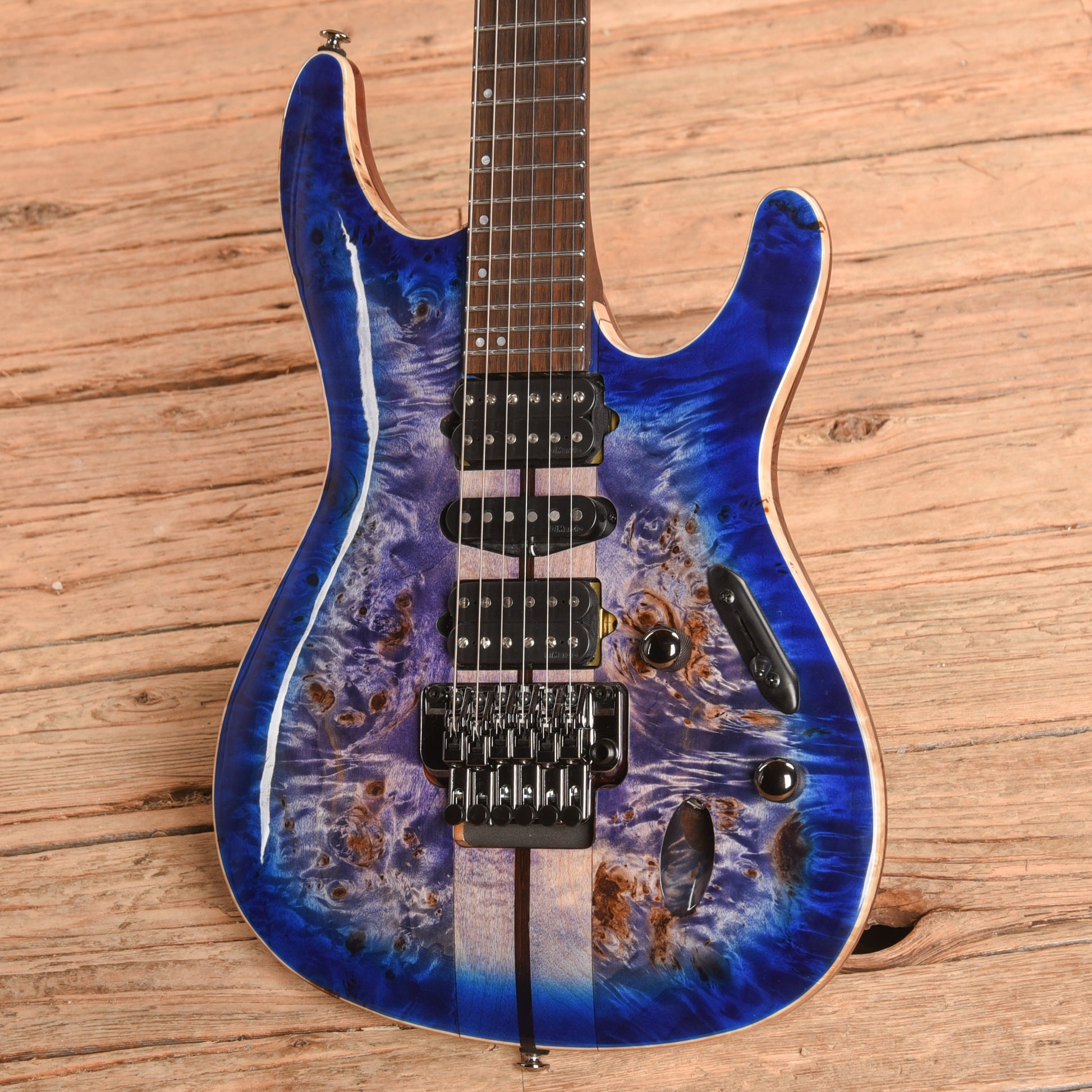 Ibanez S1070PBZ Premium Cerulean Blue Burst 2023 Electric Guitars / Solid Body