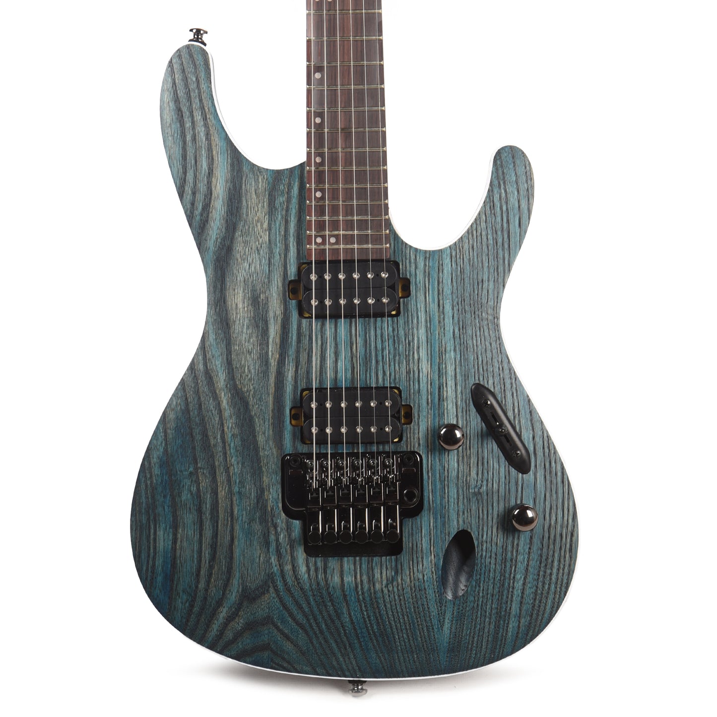 Ibanez S520AHOBF S Standard Electric Guitar Cosmic Blue Stained Flat Electric Guitars / Solid Body
