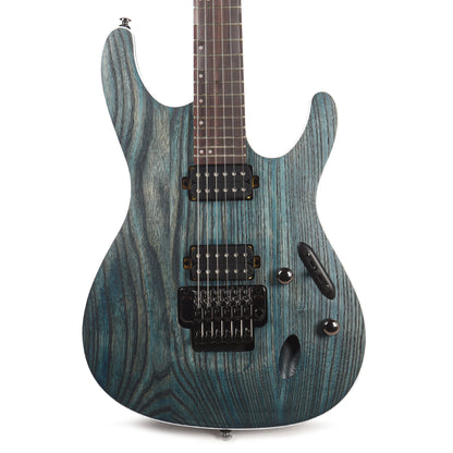 Ibanez S520AHOBF S Standard Electric Guitar Cosmic Blue Stained Flat Electric Guitars / Solid Body