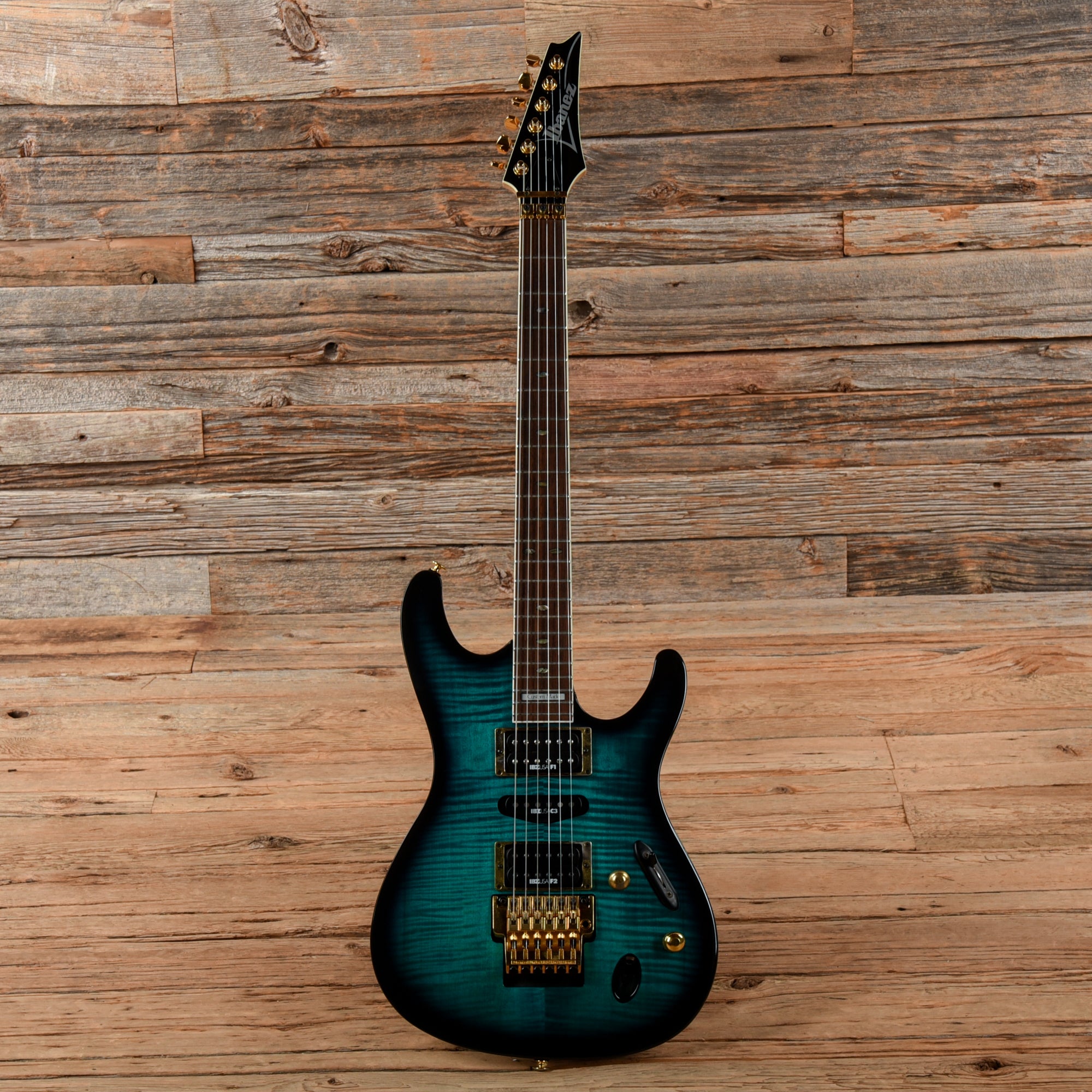 Ibanez S540FM 日本製 Custom Made グリーン フレイム Ibanez S540FM Green Burst – Chicago Music Exchange