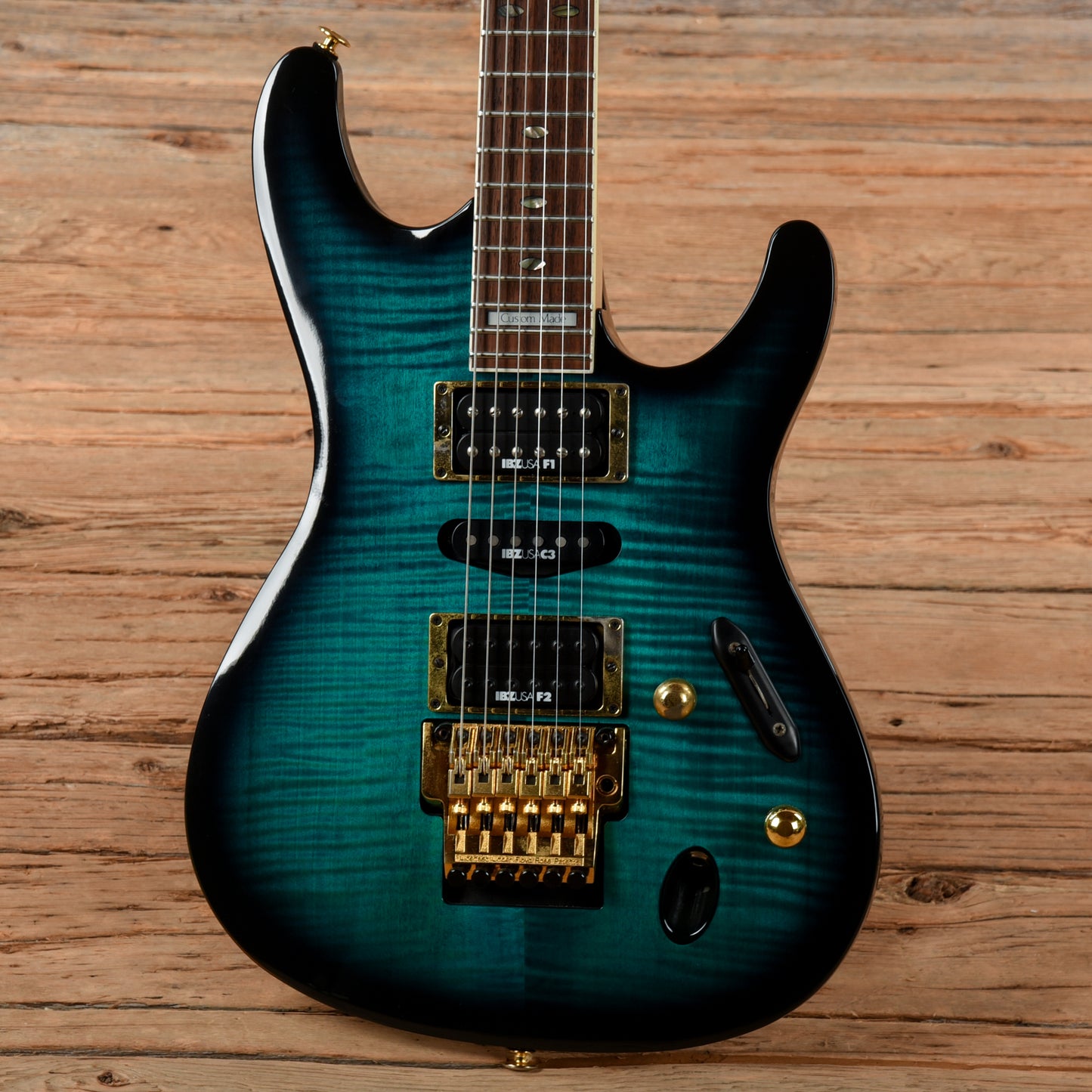 Ibanez S540FM Green Burst Electric Guitars / Solid Body