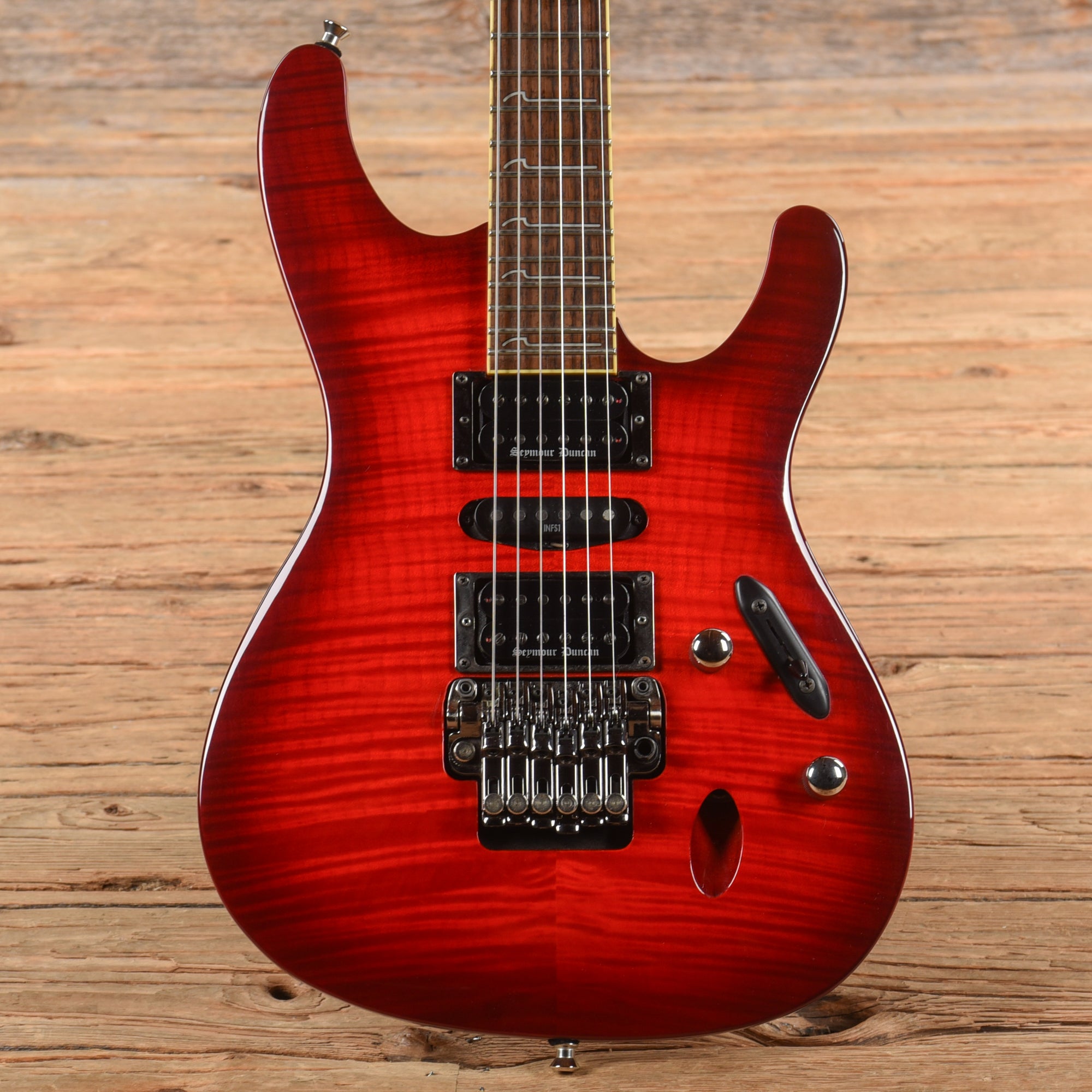 Ibanez S5470DXFM Red Electric Guitars / Solid Body