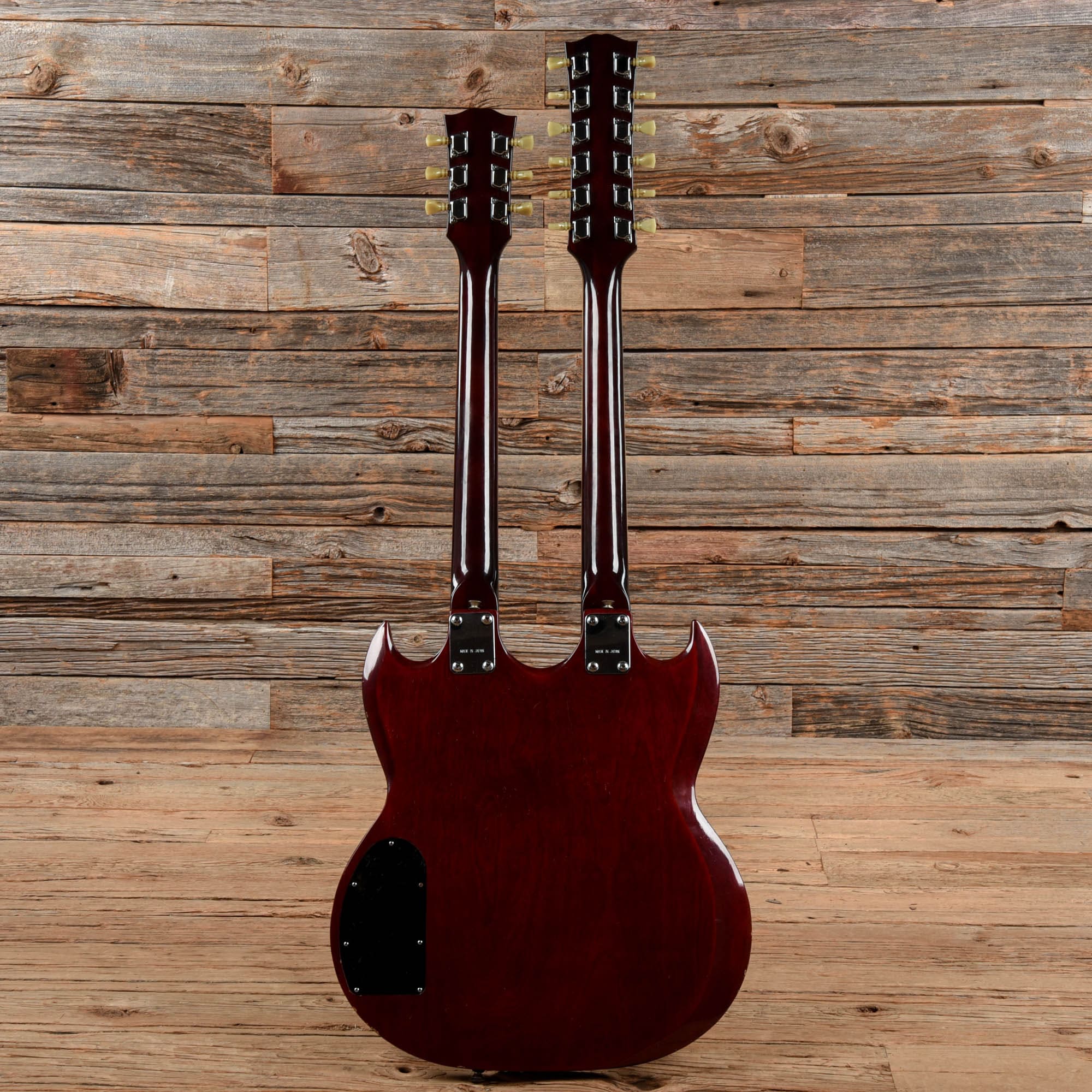 Ibanez SG Style 2402 Double Neck 6/12 Cherry 1970s Electric Guitars / Solid Body