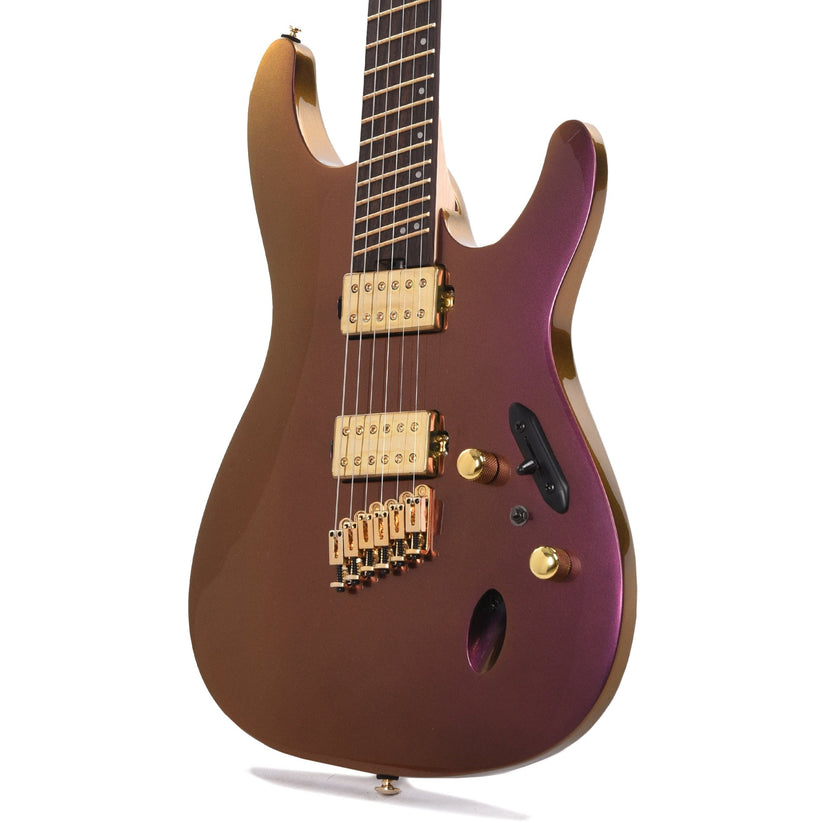Ibanez SML721RGC Axe Design Lab Multi-Scale Electric Guitar Rose Gold ...