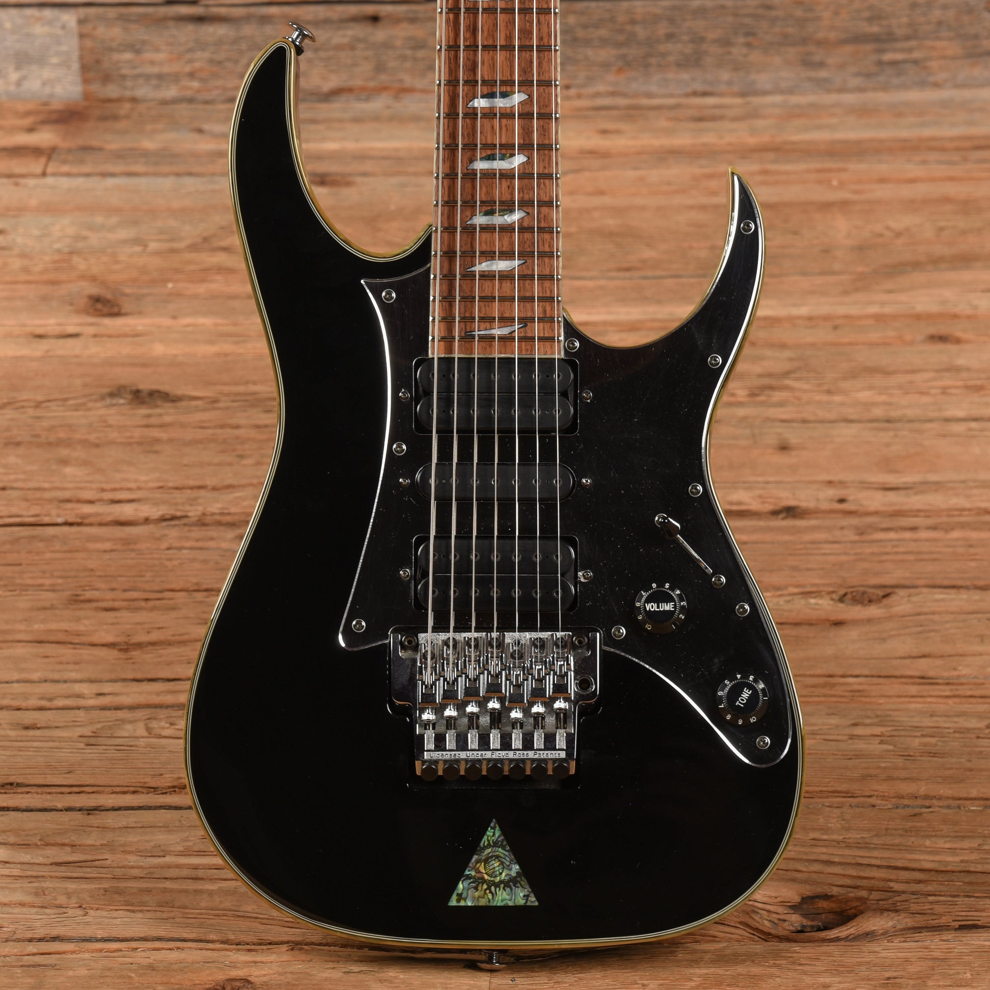 Ibanez Universe UV777P Black Electric Guitars / Solid Body
