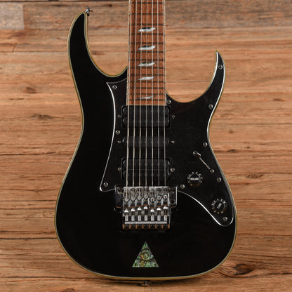 Ibanez Universe UV777P Black Electric Guitars / Solid Body