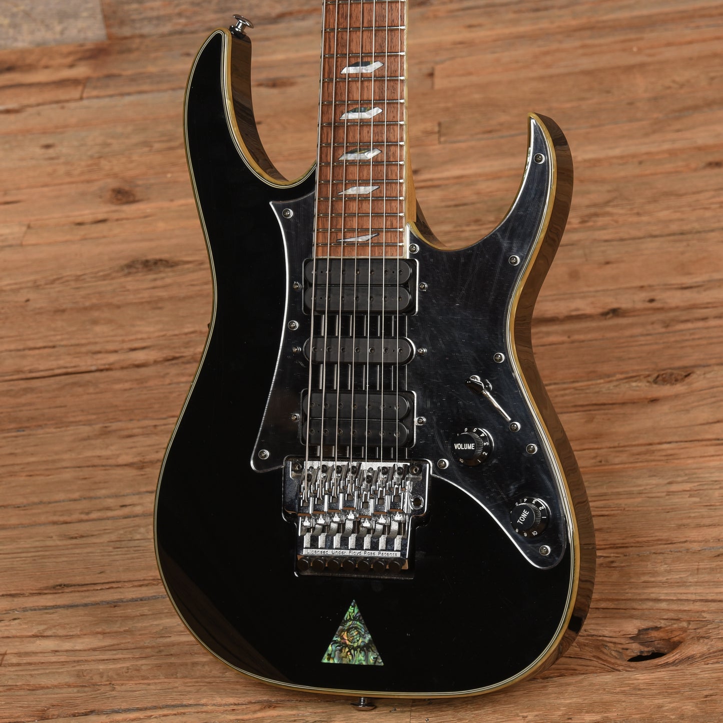Ibanez Universe UV777P Black Electric Guitars / Solid Body