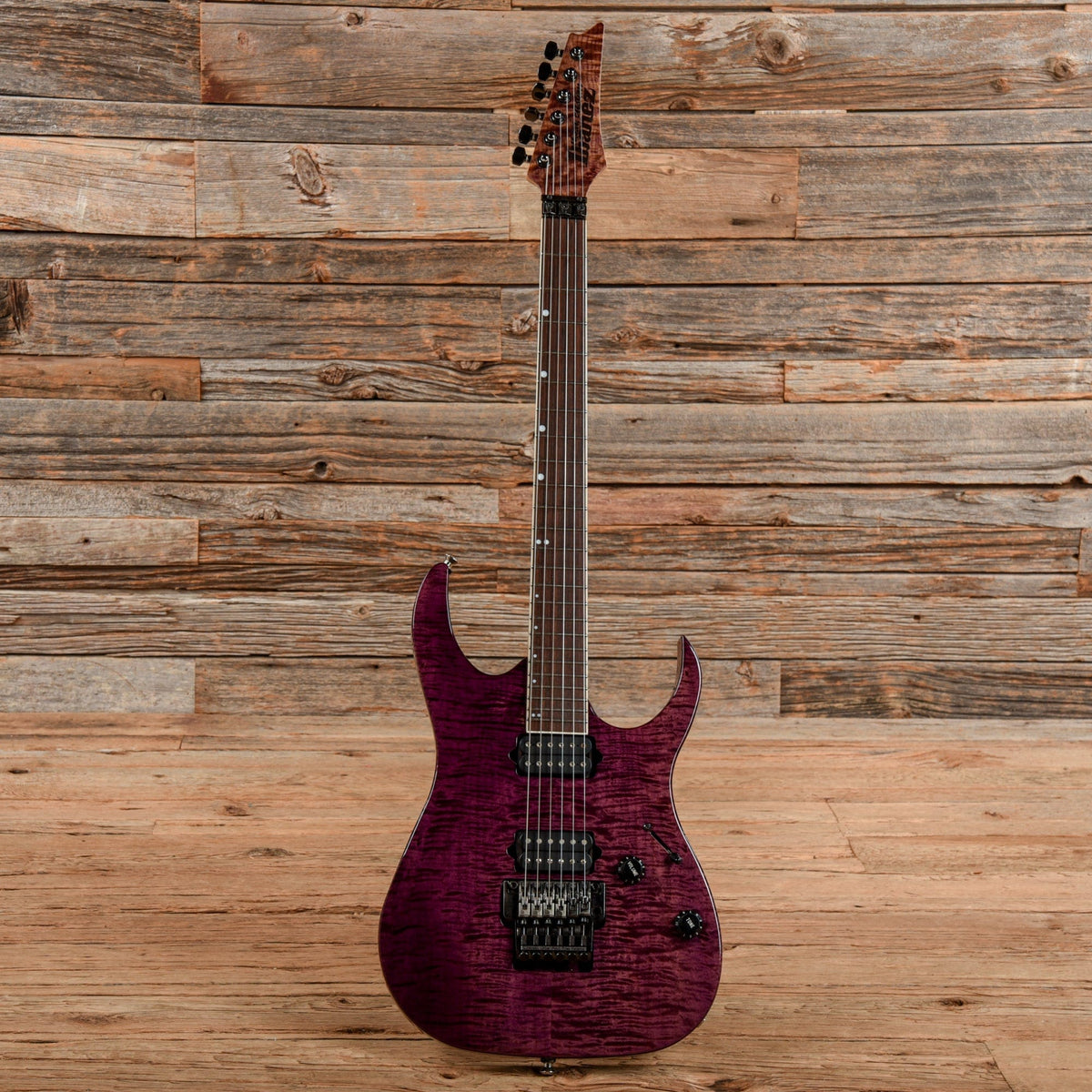 Ibanez USA Custom Shop USRG30 Transparent Coral – Chicago Music Exchange