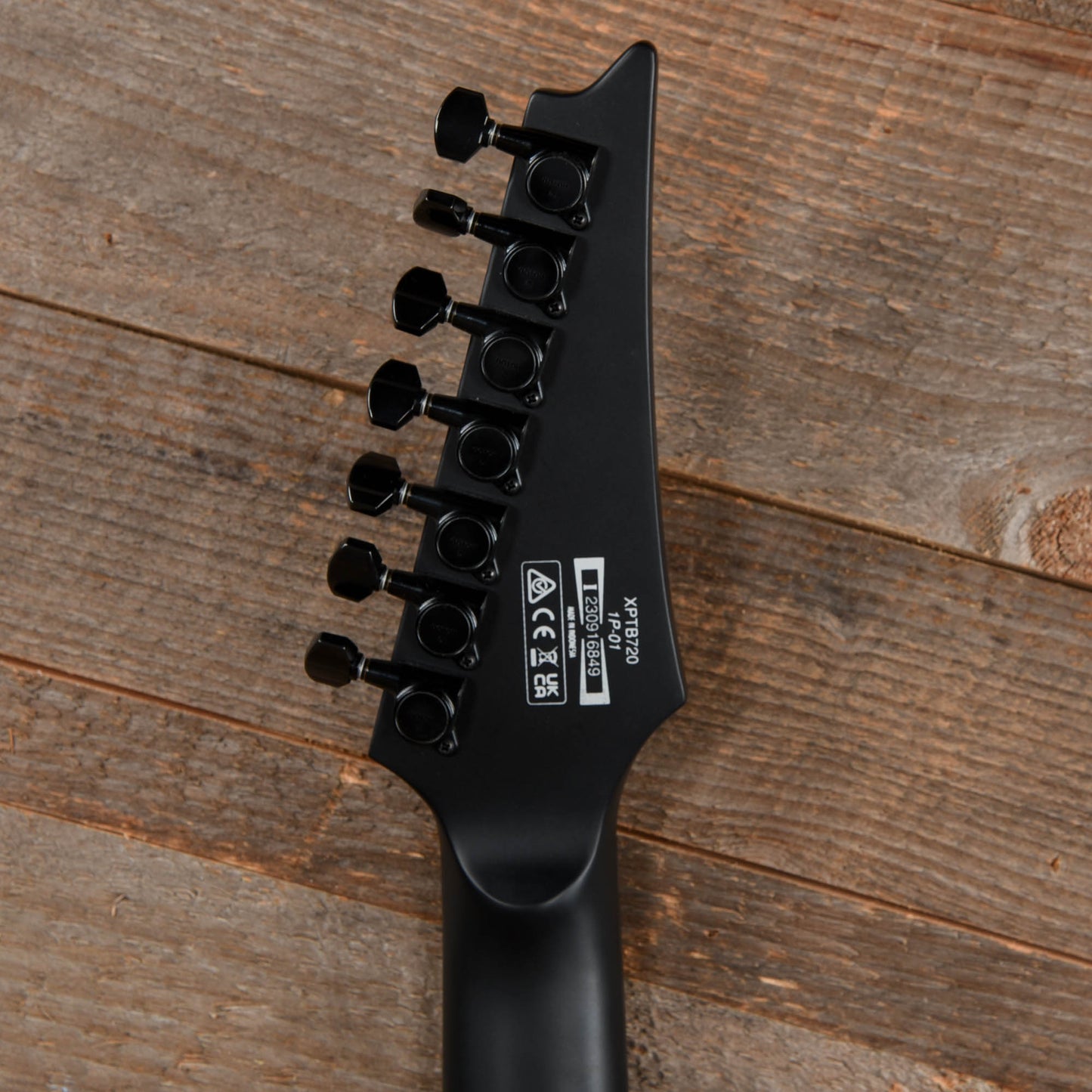 Ibanez XPTB720 Iron Label Xiphos 7-String Black Flat Electric Guitars / Solid Body
