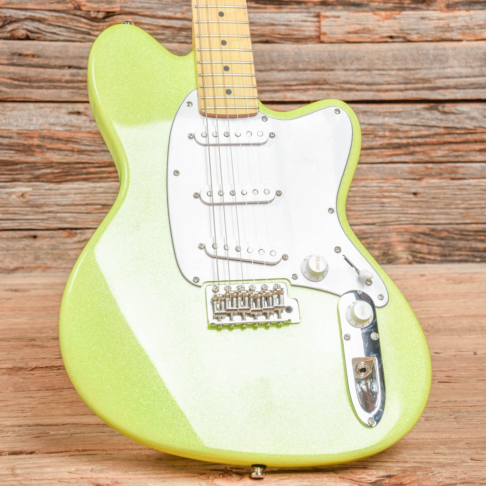 Ibanez Yvette Young YY10 Signature Slime Green Sparkle Electric Guitars / Solid Body