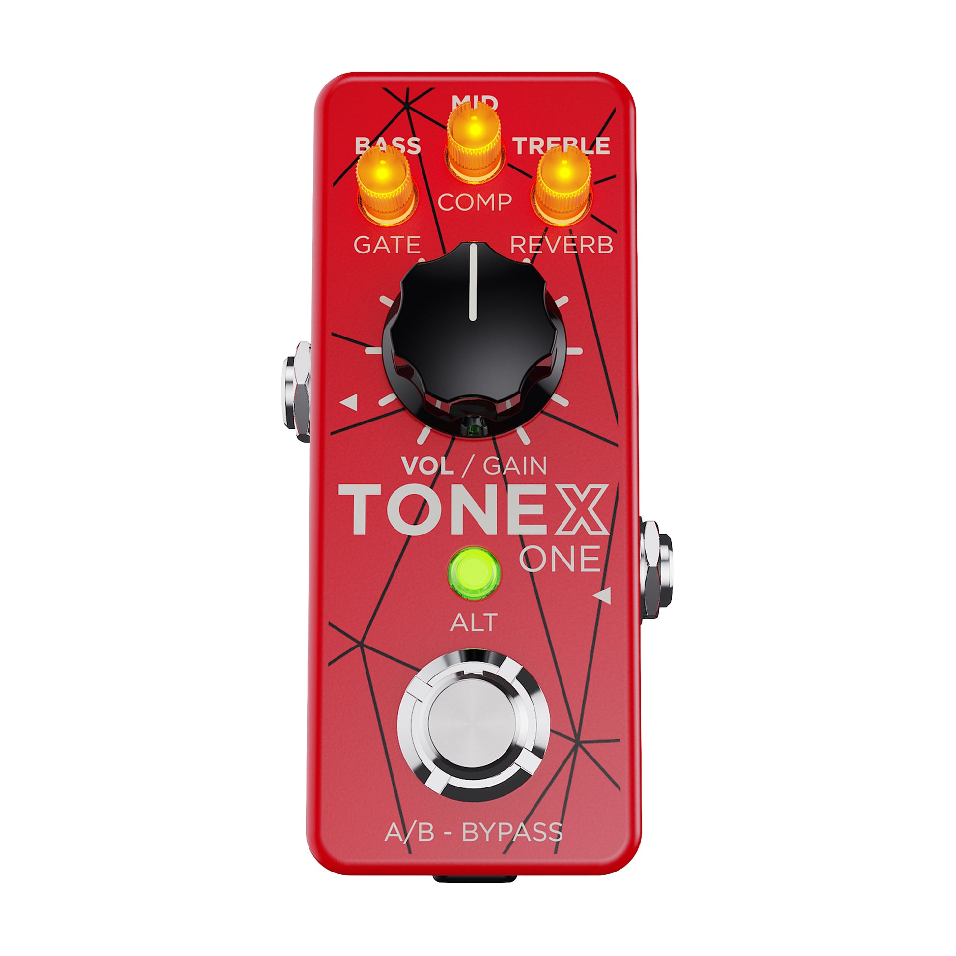 IK Multimedia TONEX ONE Amp Modeler & Multi Effects Pedal Brown Sound Limited Edition Red Effects and Pedals / Cabinet Simulators
