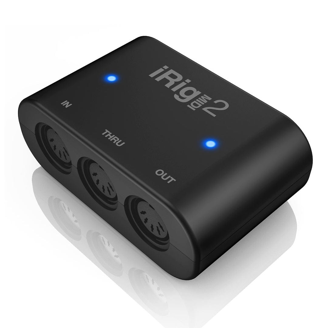 IK Multimedia iRig MIDI 2 Portable MIDI Interface for iOS Devices Effects and Pedals / Controllers, Volume and Expression