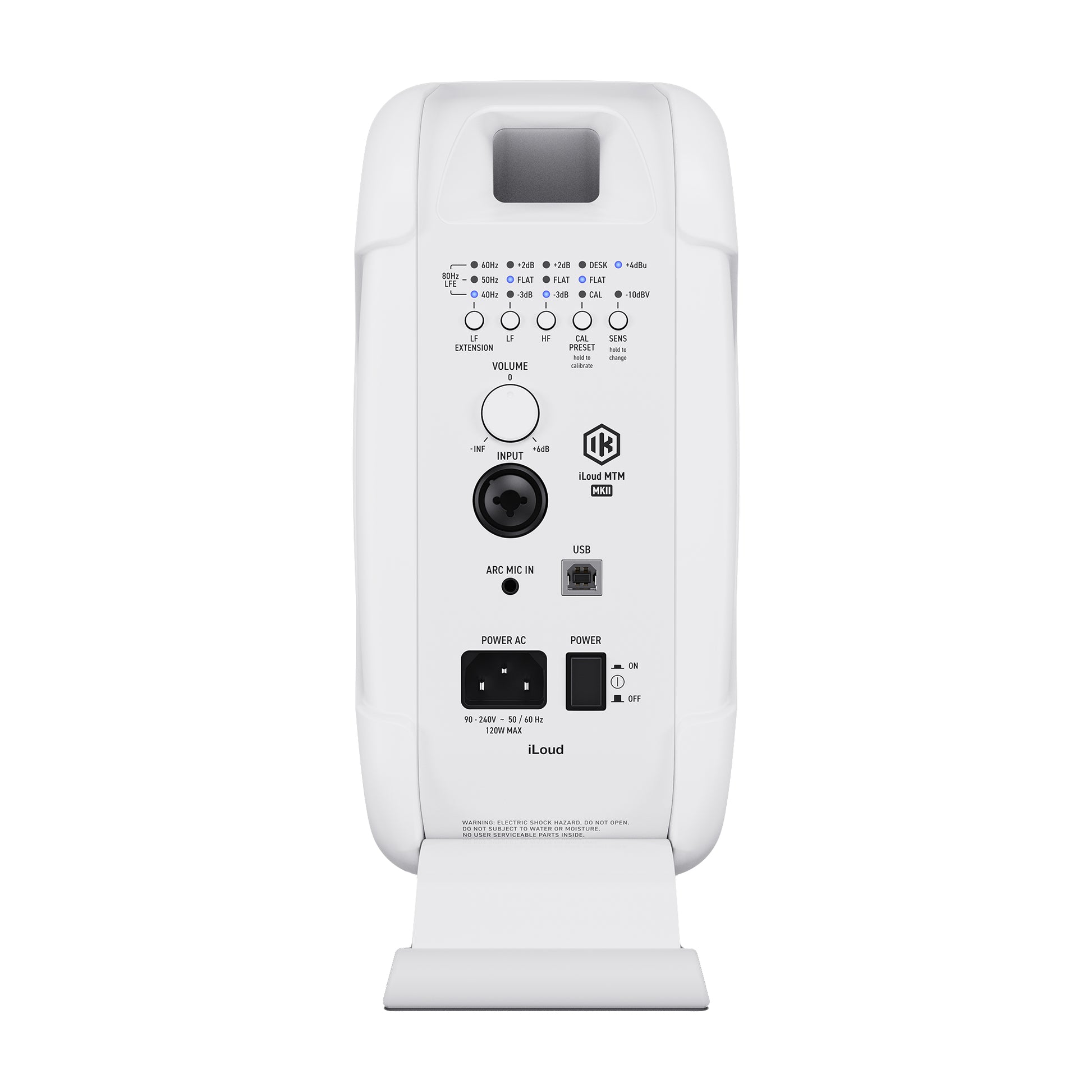 IK Multimedia iLoud MTM MKII Studio Monitor White Pair Pro Audio / Speakers / Studio Monitors
