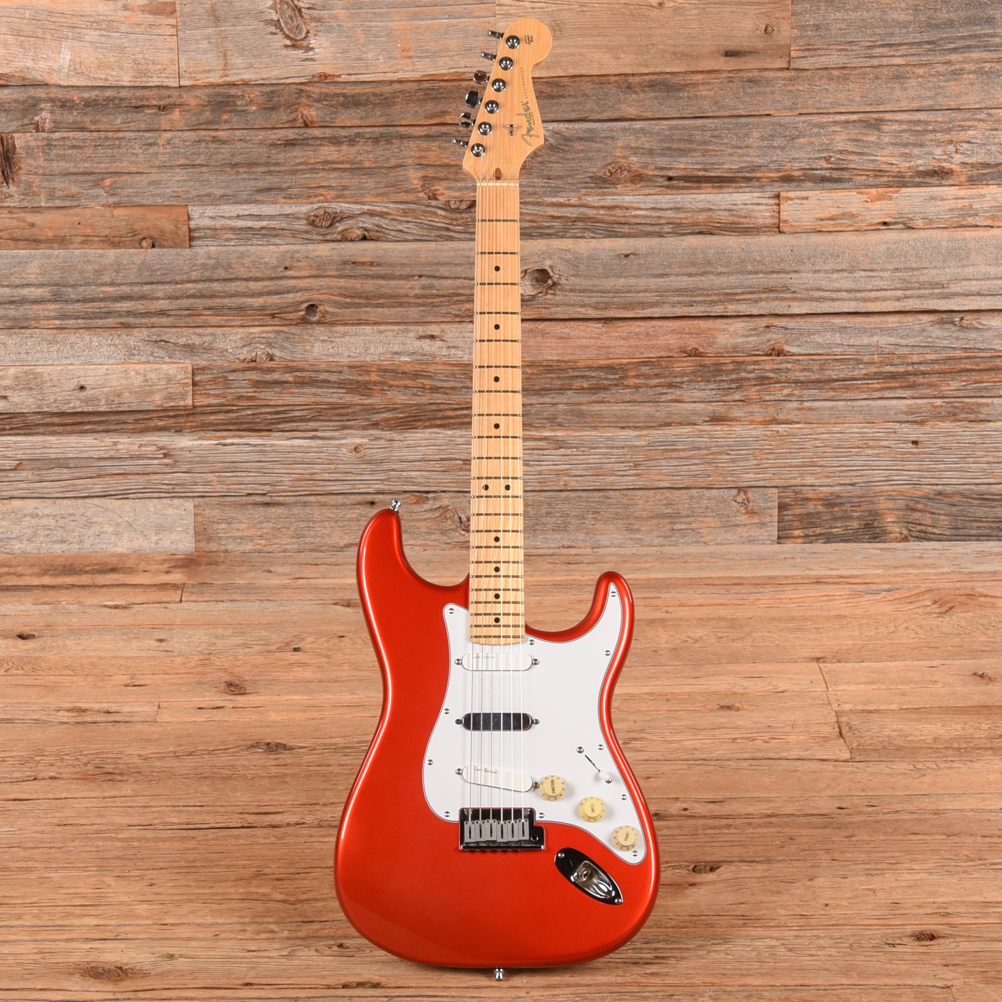 Fender American Standard Stratocaster Neck with Unknown Fender Body Autumn Blaze Metallic
