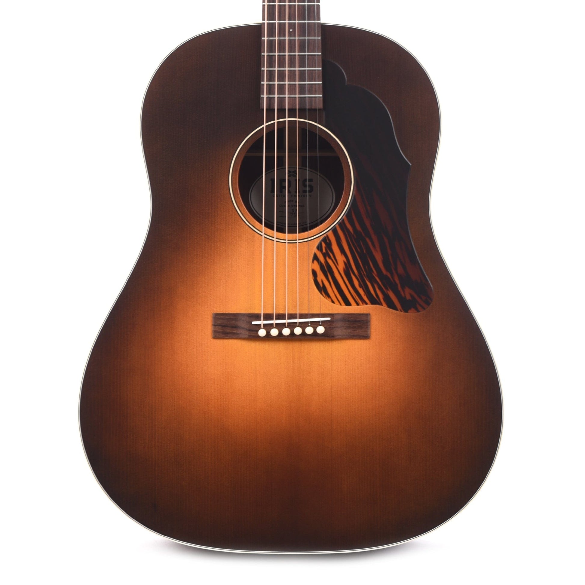 Iris DF Adirondack/Rosewood Tobacco Burst Satin w/Firestripe Pickguard Acoustic Guitars / Dreadnought