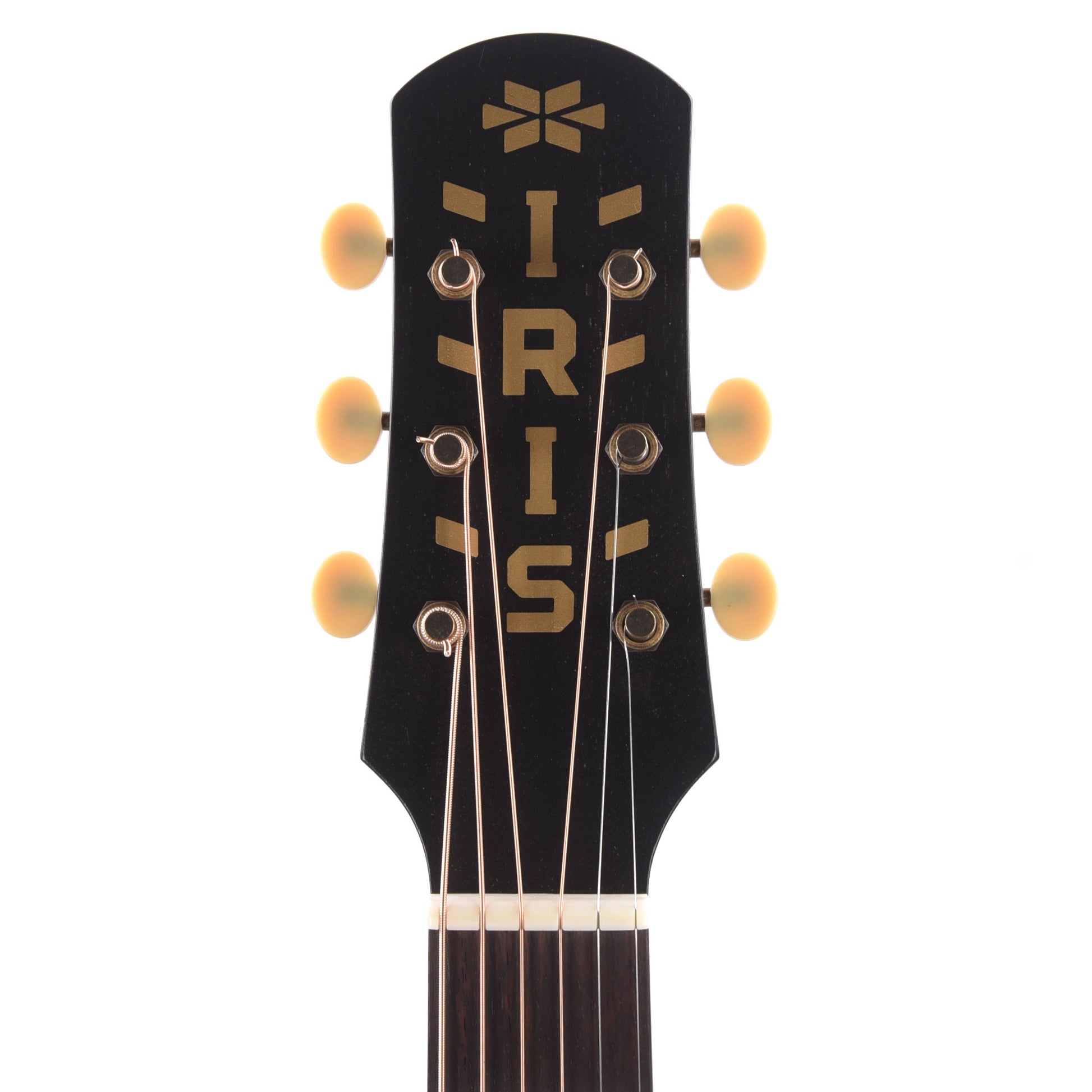 Iris DF Sitka/Mahogany Black Satin w/Firestripe Pickguard Acoustic Guitars / Dreadnought