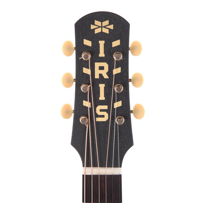 Iris OG Torrefied Adirondack/Figured Mahogany Natural Satin w/Firestripe Pickguard Acoustic Guitars / Dreadnought