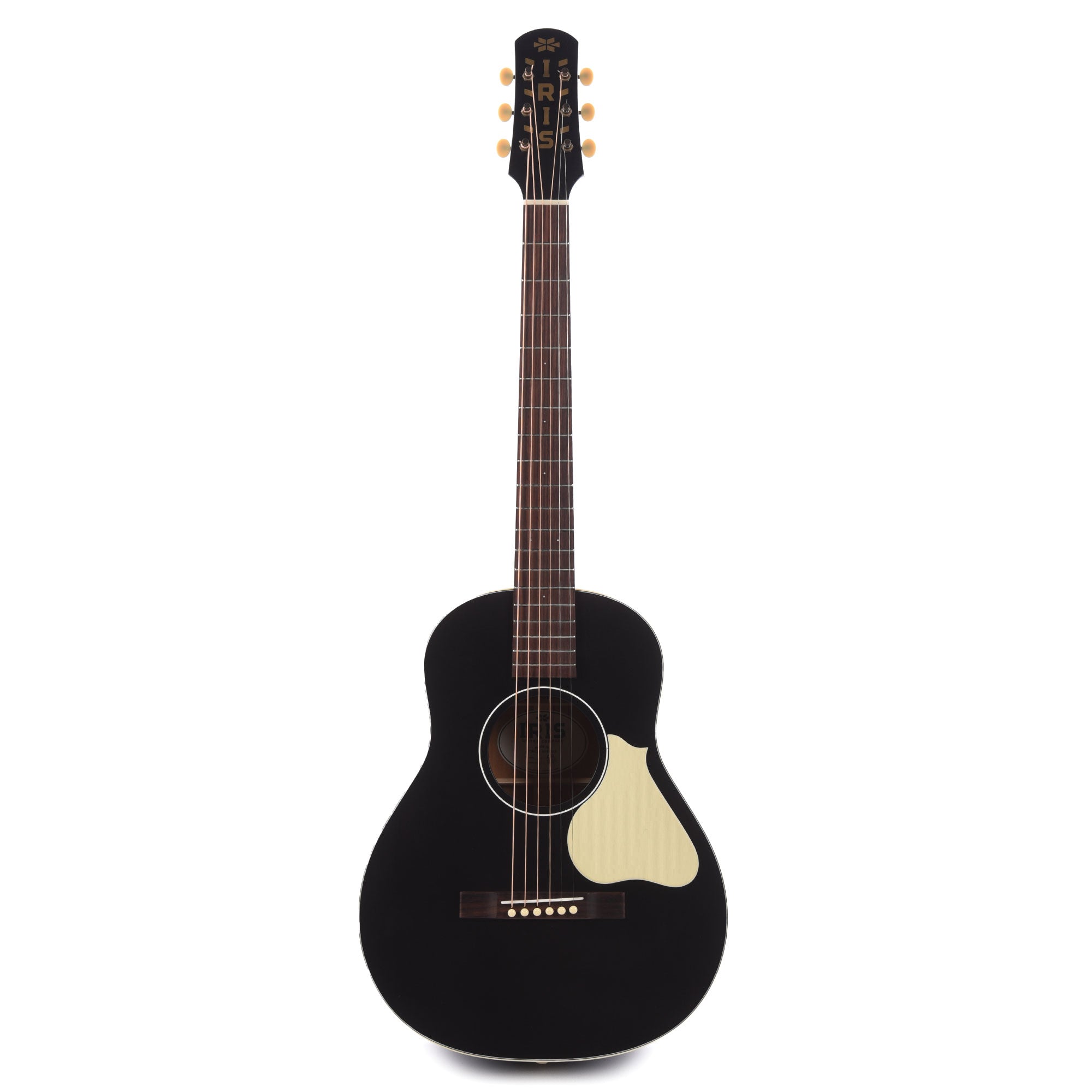 Iris CH Sitka/Mahogany Black Satin w/Ivoroid Pickguard Acoustic Guitars / Mini/Travel