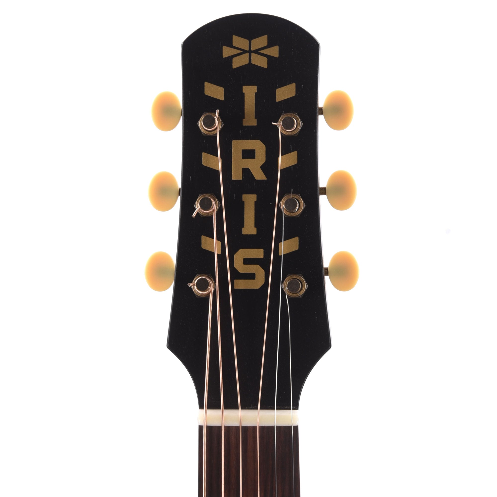 Iris CH Sitka/Mahogany Black Satin w/Ivoroid Pickguard Acoustic Guitars / Mini/Travel