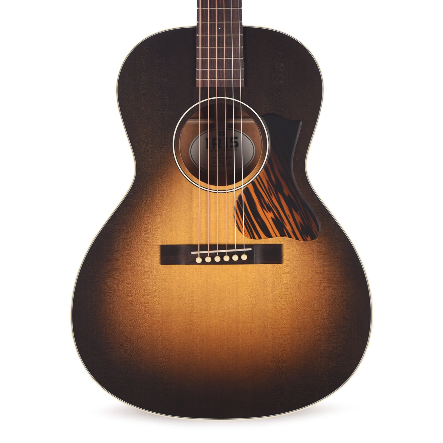 Iris MS-00 Sitka/Mahogany Cremona Burst w/Firestripe Pickguard Acoustic Guitars / OM and Auditorium